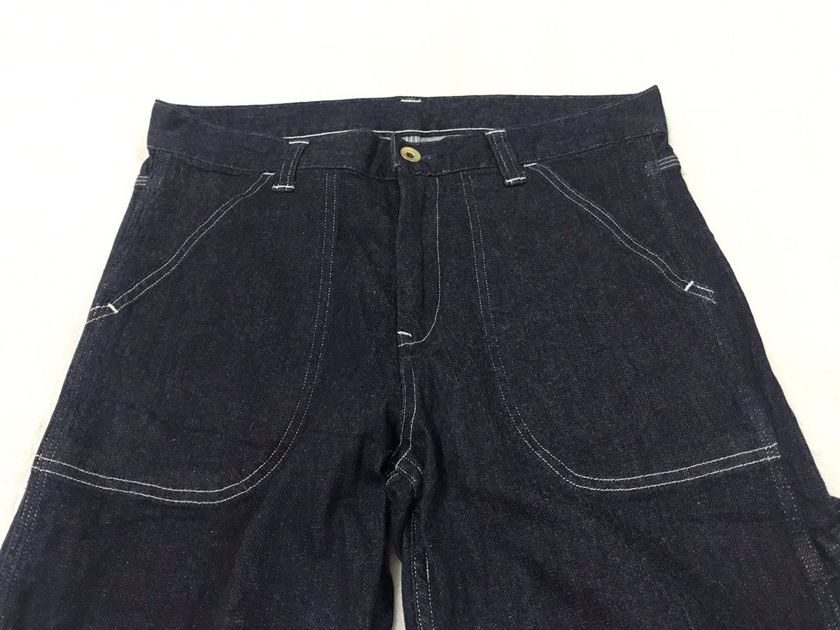 Designer × Japanese Brand Deep Blue Brand/ Hickory Blue Jeans Nice Design size 31/32 Size US 31 - 4 Thumbnail