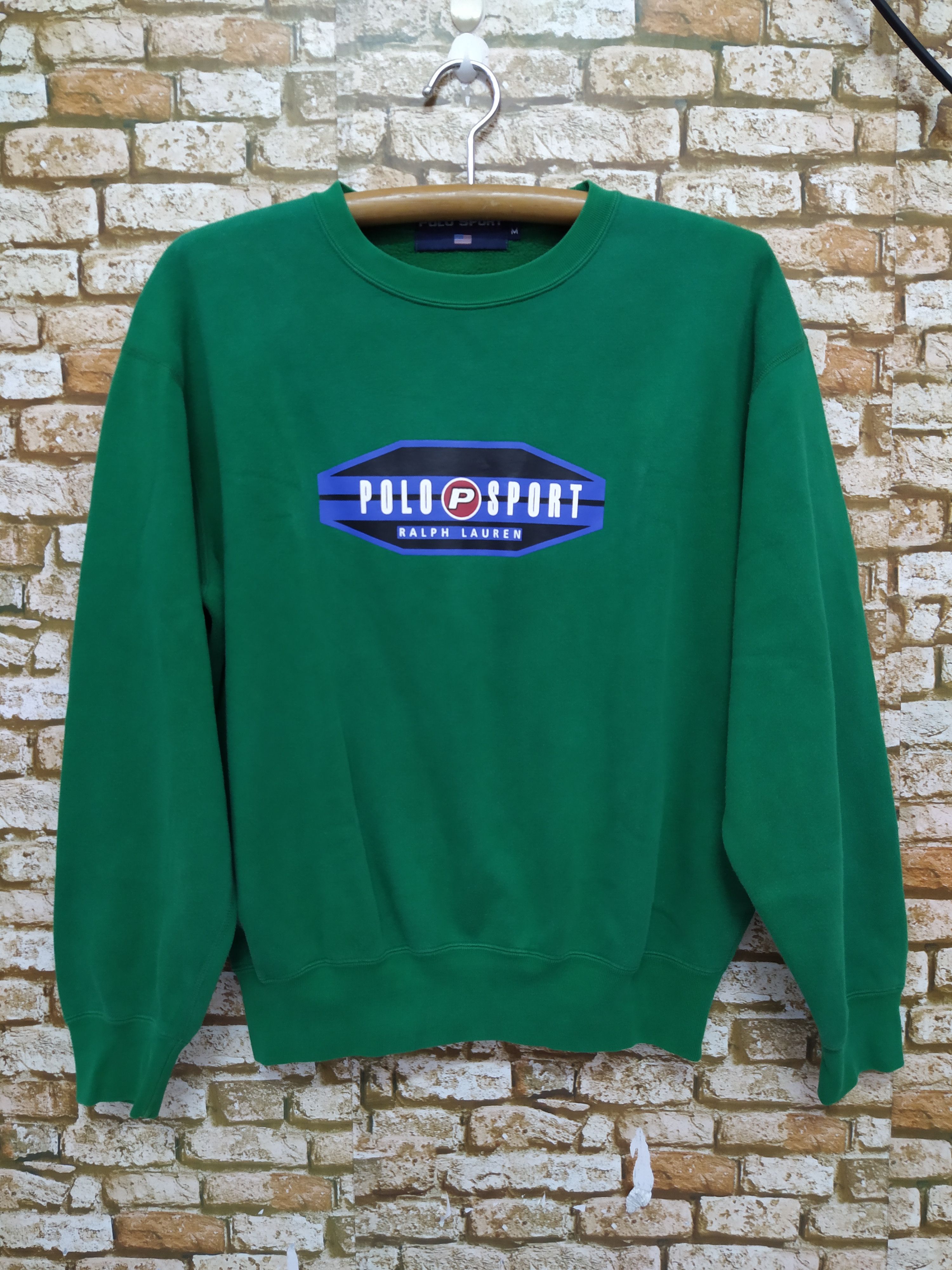 Polo Ralph Lauren × Vintage 90s POLO SPORT RALPH LAUREN SWEATSHIRT (B508) Size US M / EU 48-50 / 2 - 1 Thumbnail