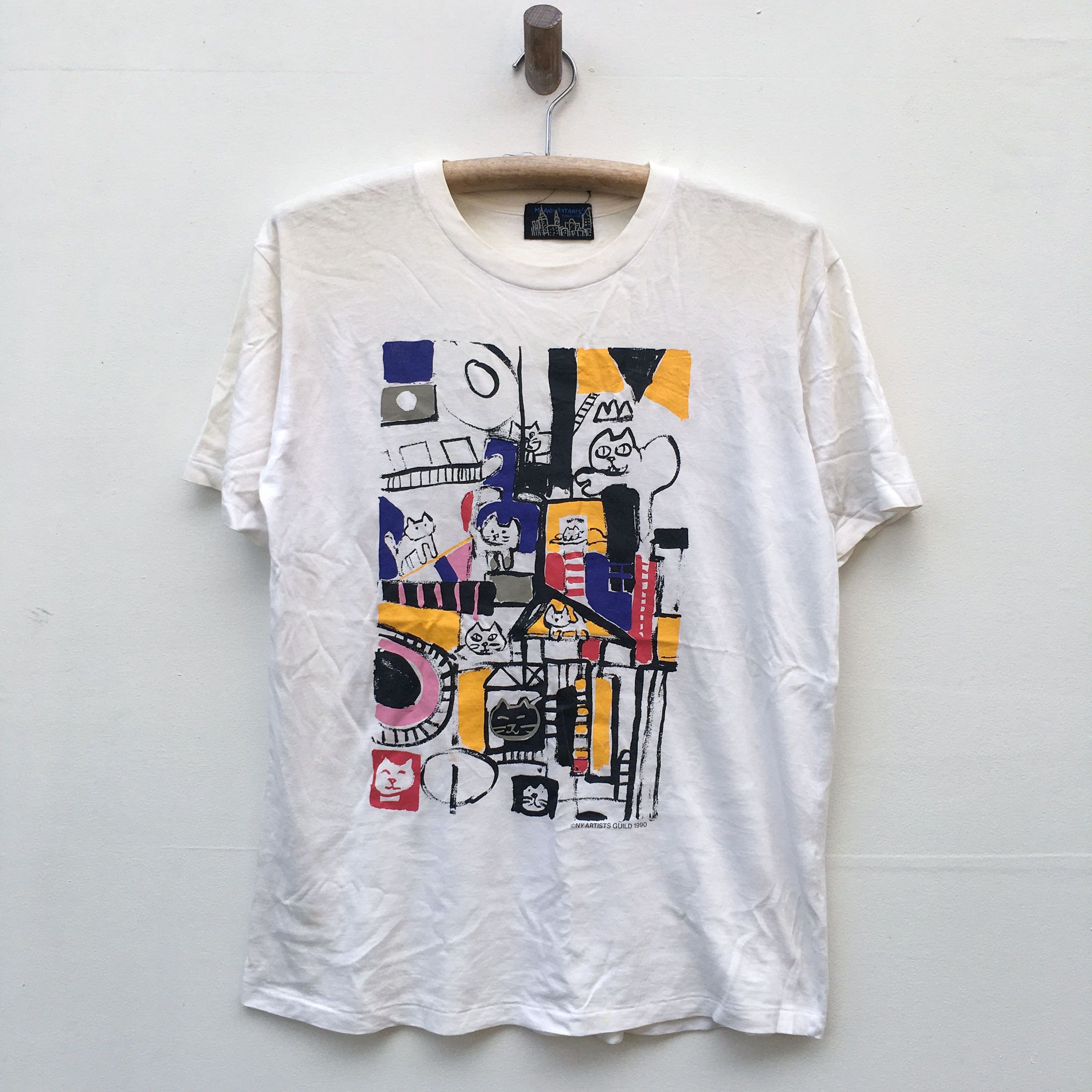 Vtg NY Artist Guild 1990 Graphics Tees