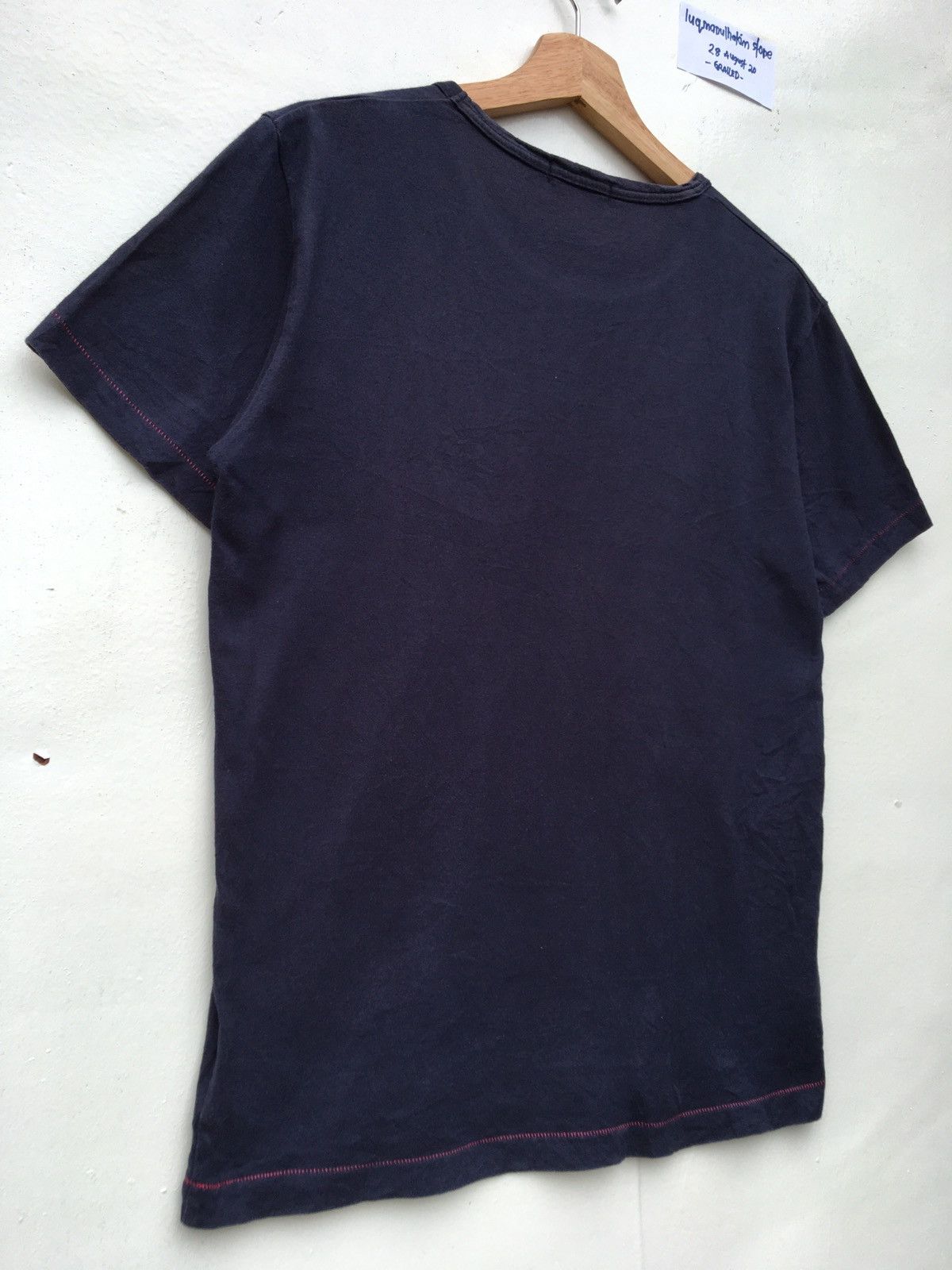 Burberry Vintage Burberry Black Label Big Logo Spellout Tshirt Size US S / EU 44-46 / 1 - 12 Thumbnail
