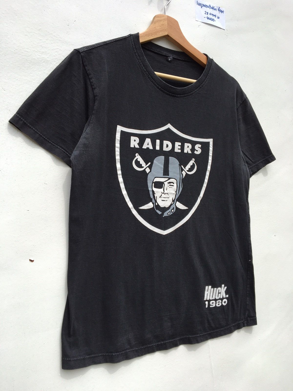 NFL Vintage Oakland Raiders Big Logo Tshirt Size US M / EU 48-50 / 2 - 3 Thumbnail
