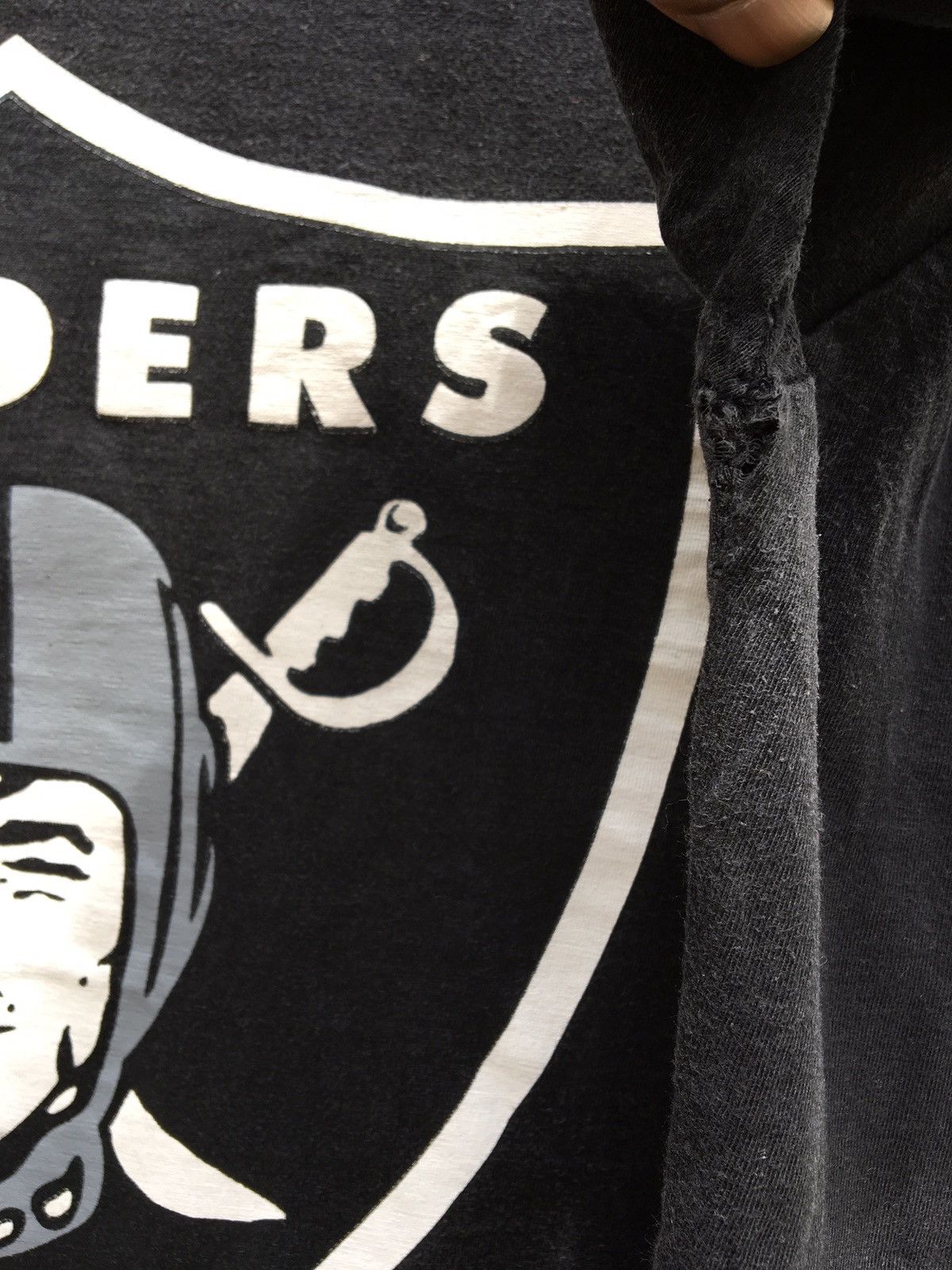 NFL Vintage Oakland Raiders Big Logo Tshirt Size US M / EU 48-50 / 2 - 10 Thumbnail
