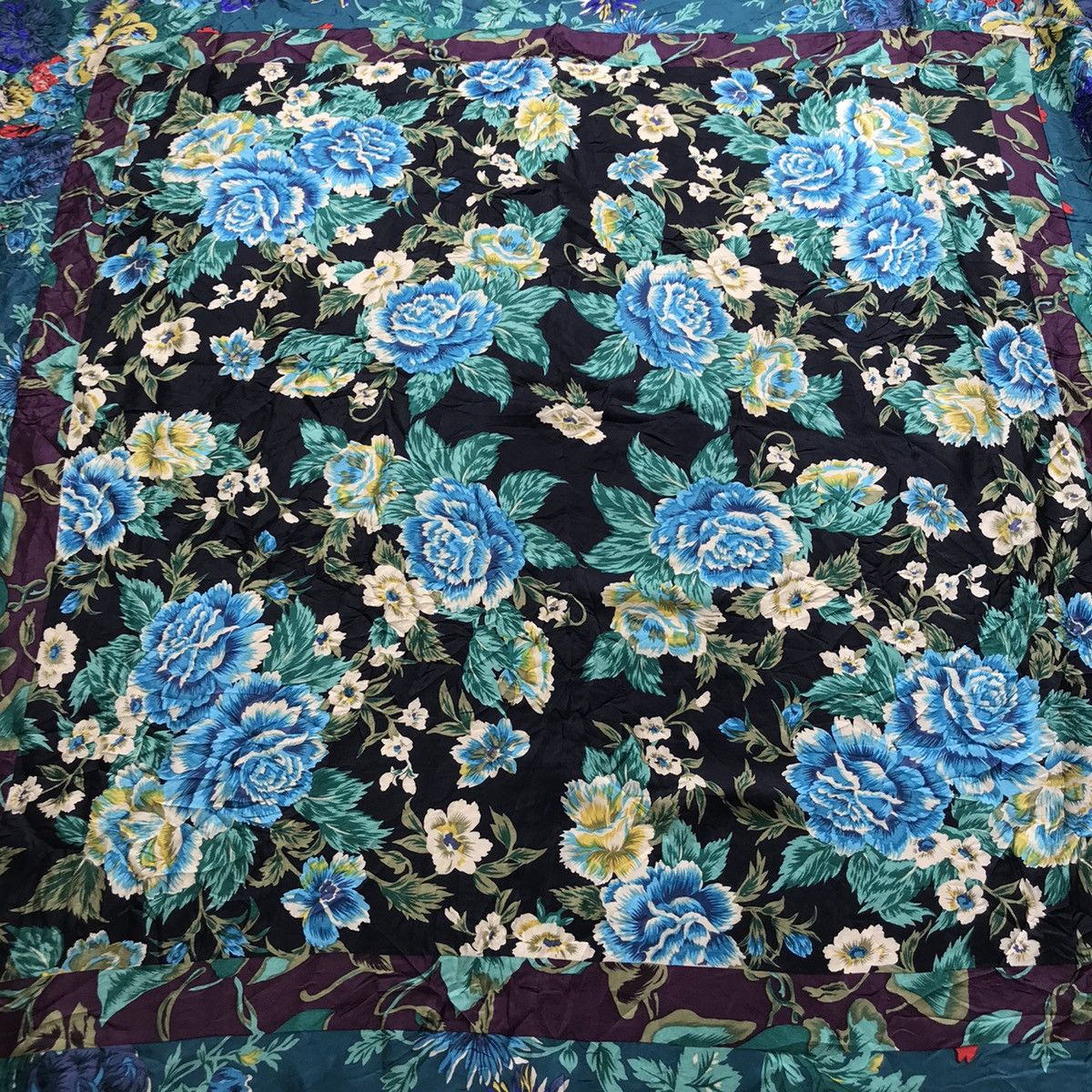 Kenzo KENZO silk scarf floral big size Size ONE SIZE - 2 Thumbnail
