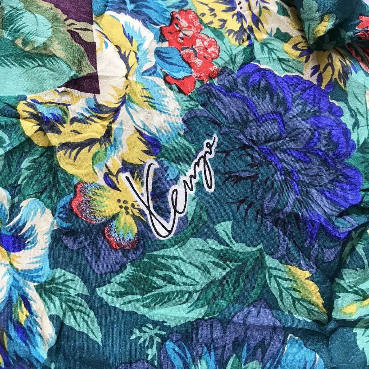 Kenzo KENZO silk scarf floral big size Size ONE SIZE - 3 Thumbnail