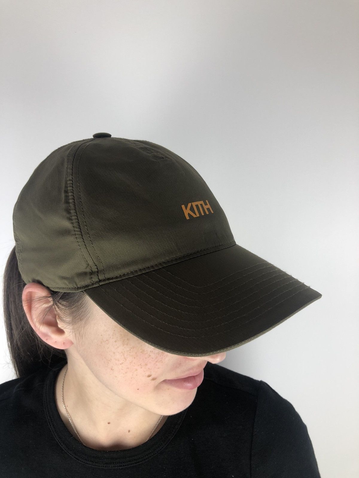 Adidas Kith LAST DROP Kith x Adidas Olive Cap Hat Rare Grailed