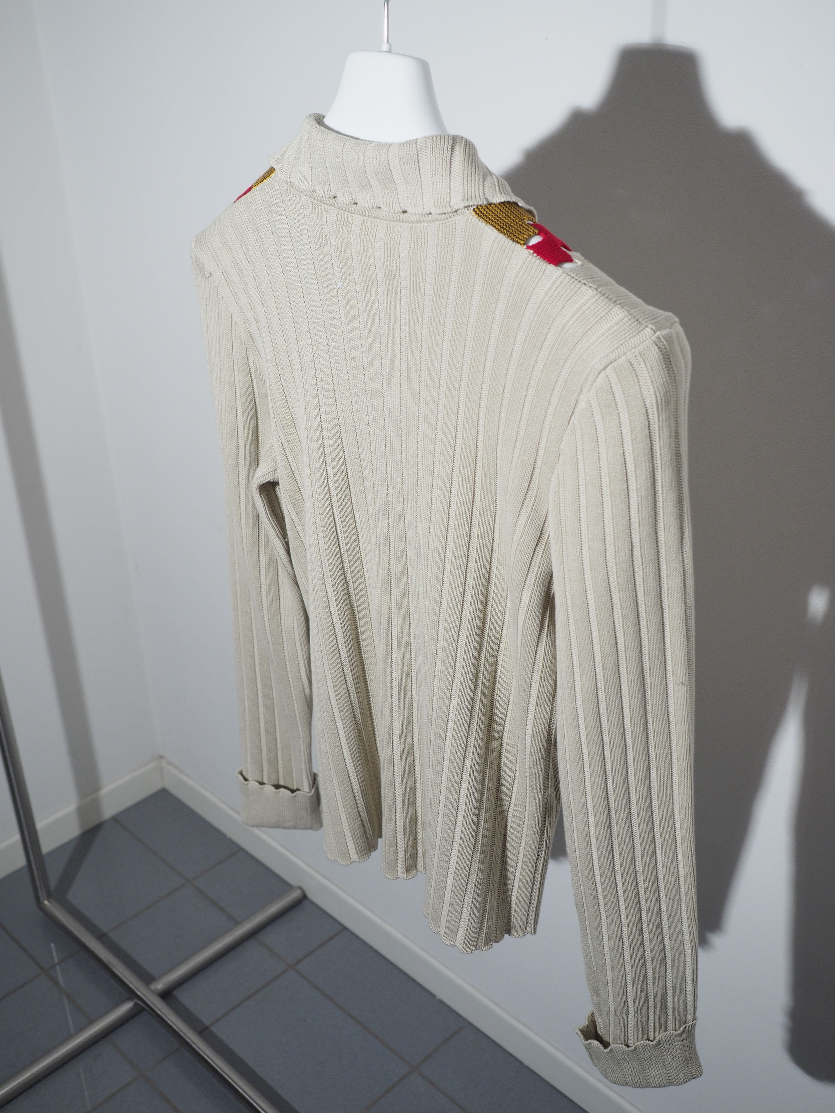 Maison Margiela SWEATER zip polo KNIT old school Size US M / EU 48-50 / 2 - 21 Thumbnail