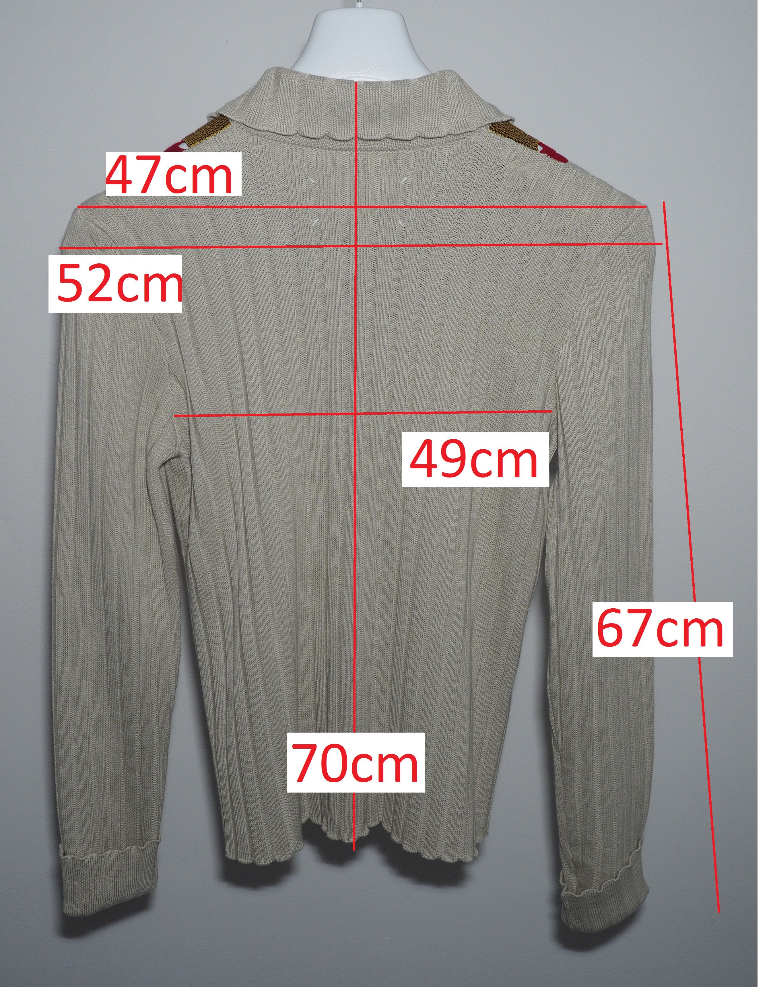 Maison Margiela SWEATER zip polo KNIT old school Size US M / EU 48-50 / 2 - 2 Thumbnail