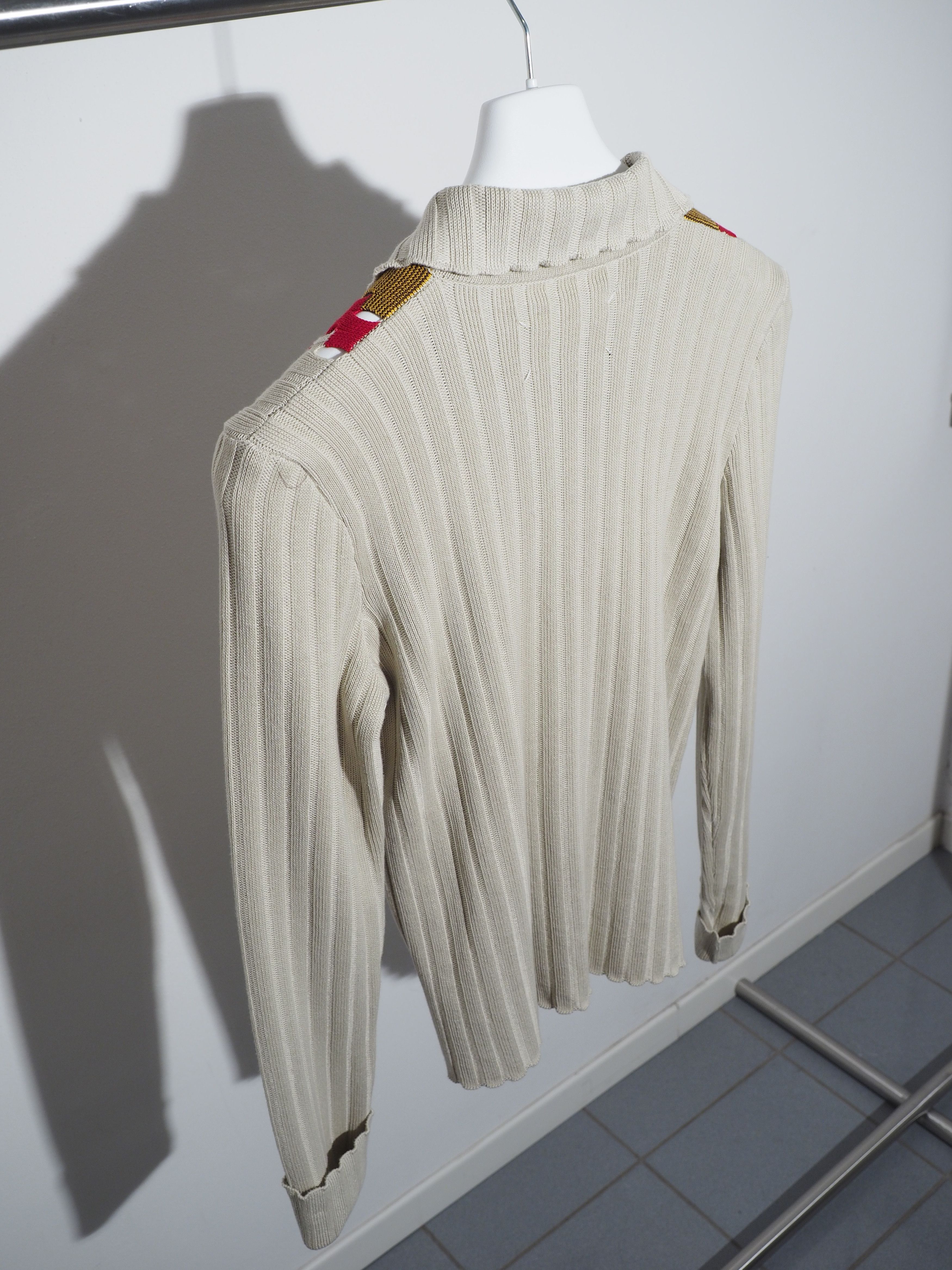 Maison Margiela SWEATER zip polo KNIT old school Size US M / EU 48-50 / 2 - 23 Thumbnail