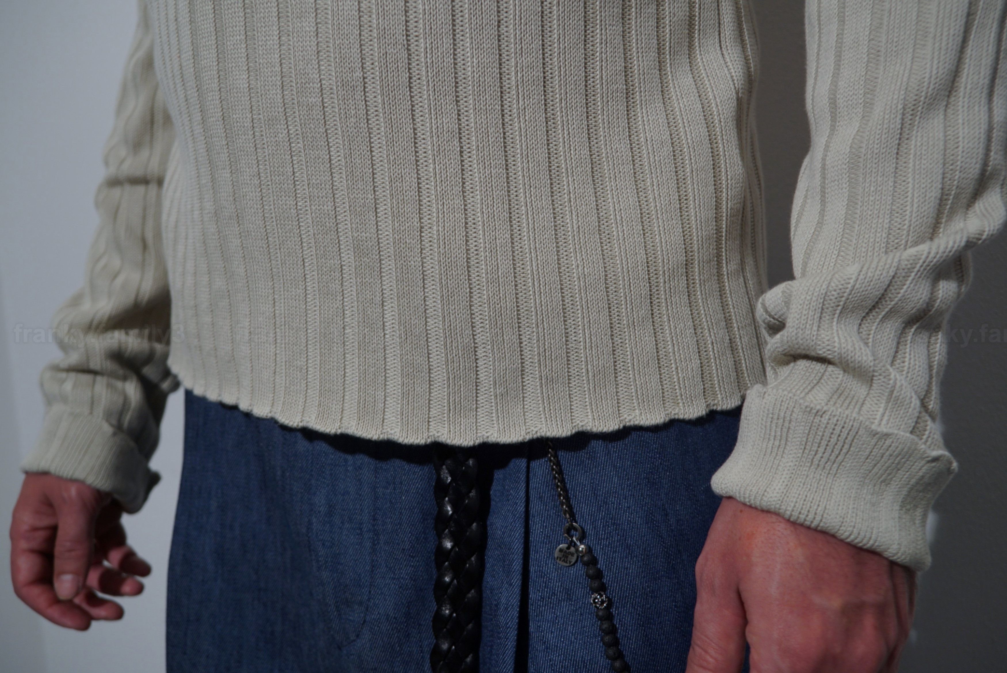Maison Margiela SWEATER zip polo KNIT old school Size US M / EU 48-50 / 2 - 8 Thumbnail