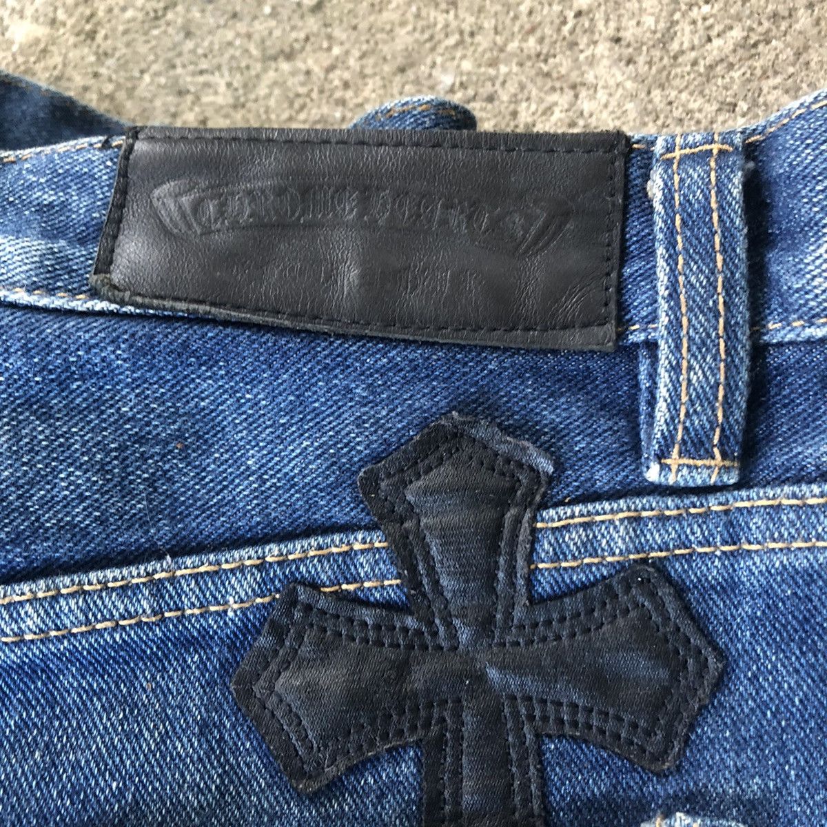 Chrome Hearts Chrome Hearts Denim Cross Patch Jeans