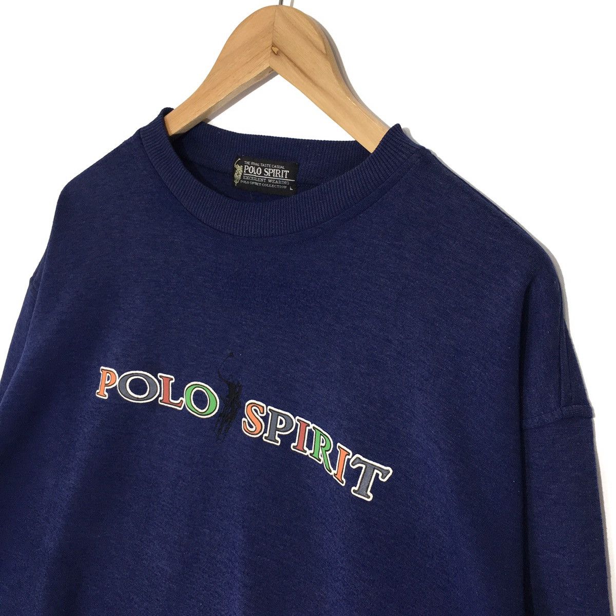 Vintage Vintage Polo Spirit Sweatshirt Size US L / EU 52-54 / 3 - 3 Thumbnail