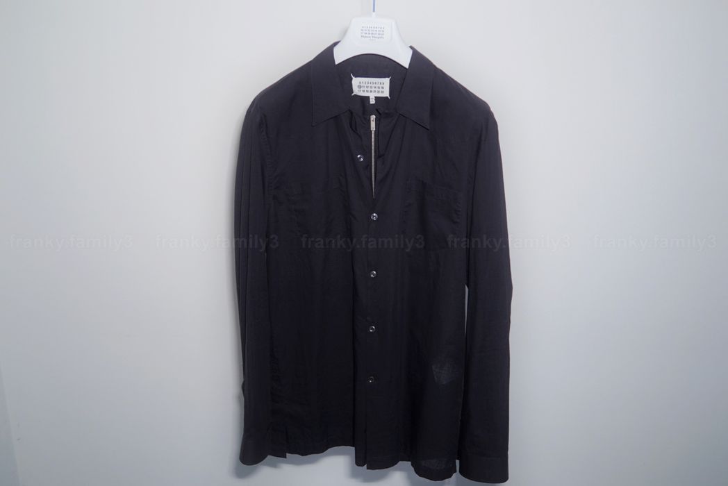 Maison Margiela shirt zipper front button zip margiela | Grailed