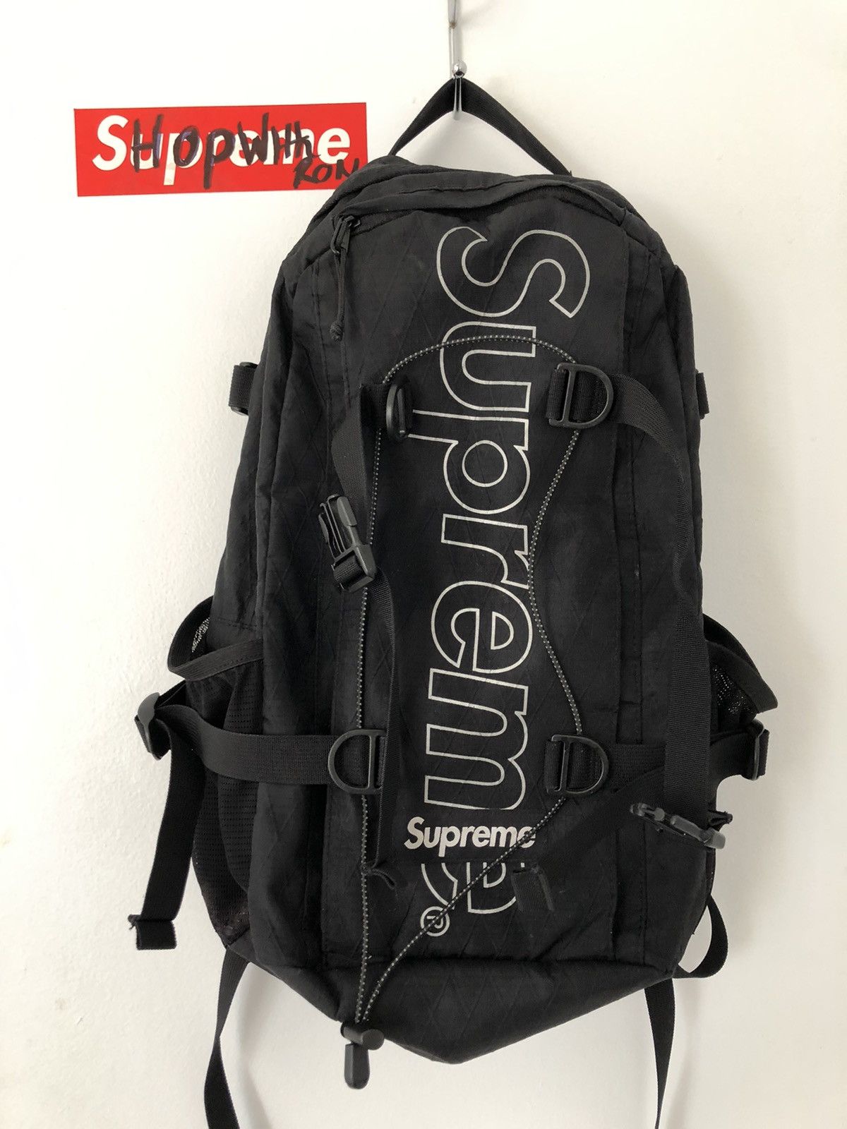 Supreme Backpack (FW18) Black for Women