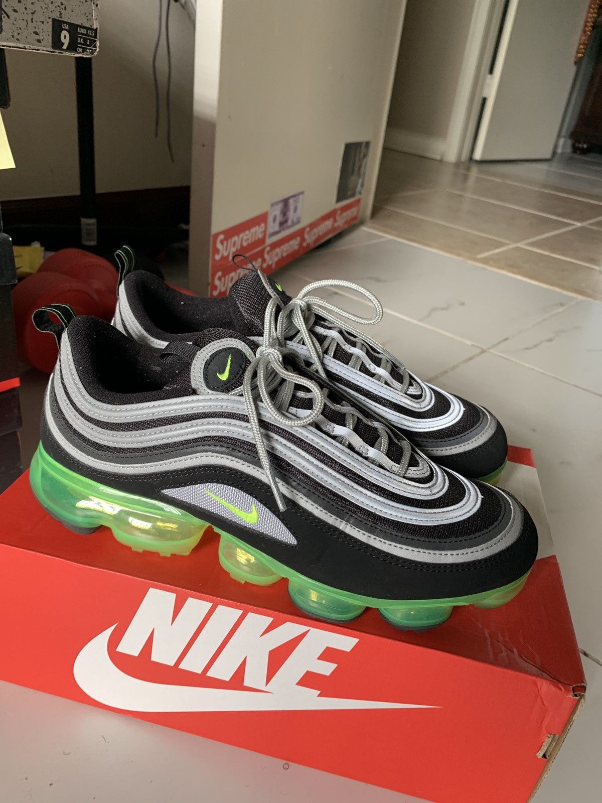 Air VaporMax 97 Neon Neon Volt 2018 Footwear