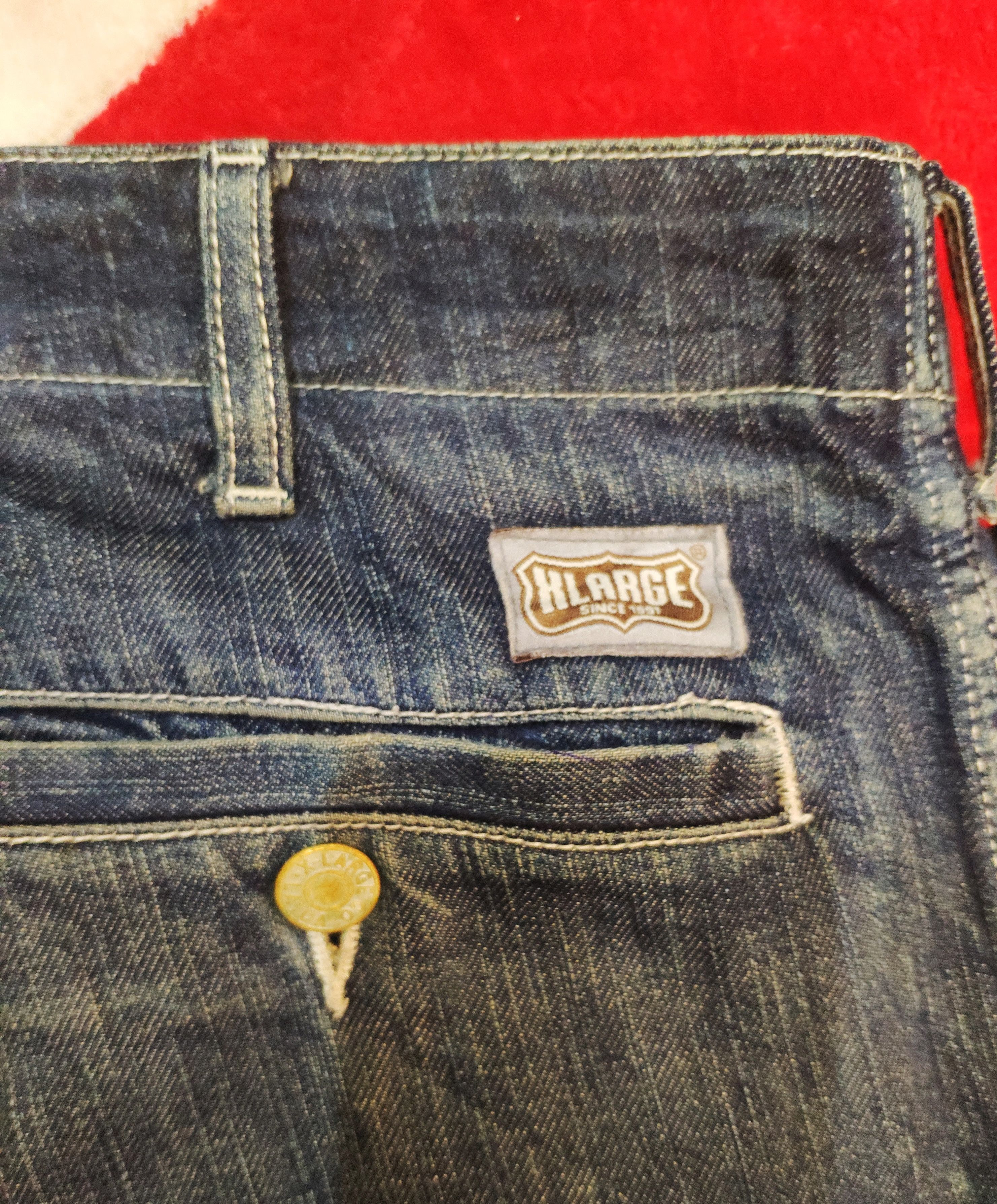Xlarge XLarge Los Angeles Double Pocket Work Jeans Denim Size US 36 / EU 52 - 10 Thumbnail