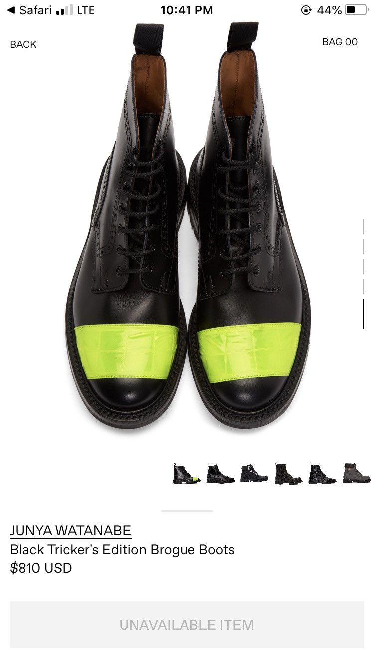 Junya Watanabe × Trickers RARE Junya Watanabe x Trickers