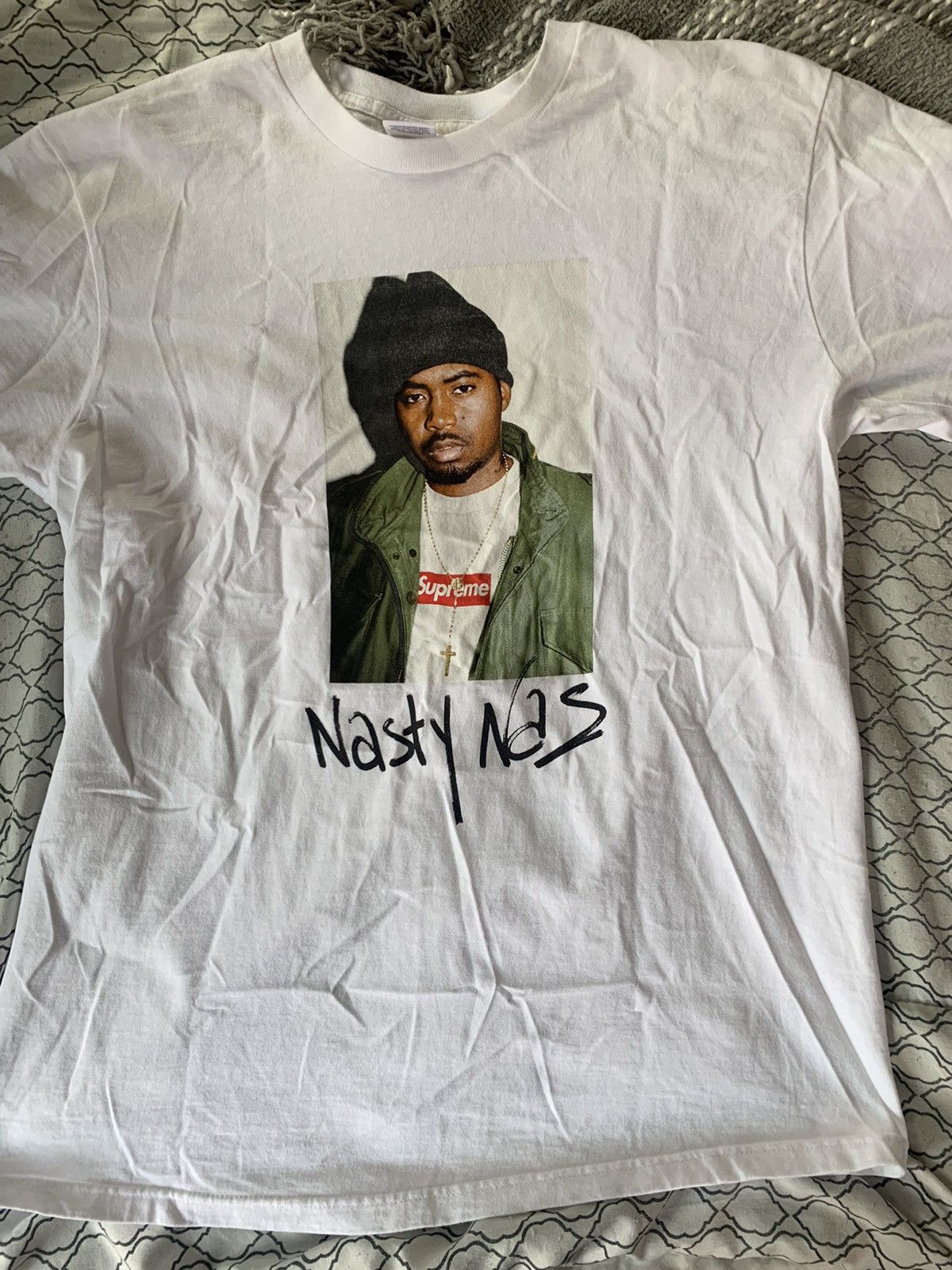 Supreme Nas Tee | Grailed