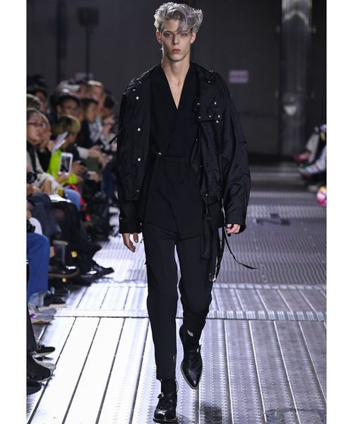 image of Bed J W Ford Ss19 Runway Rain Jacket in Black, Men's (Size Medium)