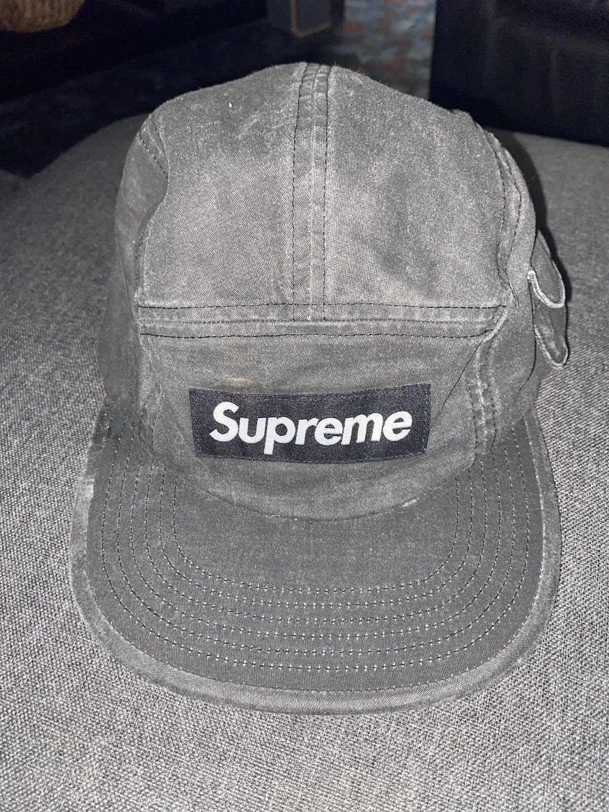 Supreme Supreme Snap Pocket Camp Cap Black | Grailed