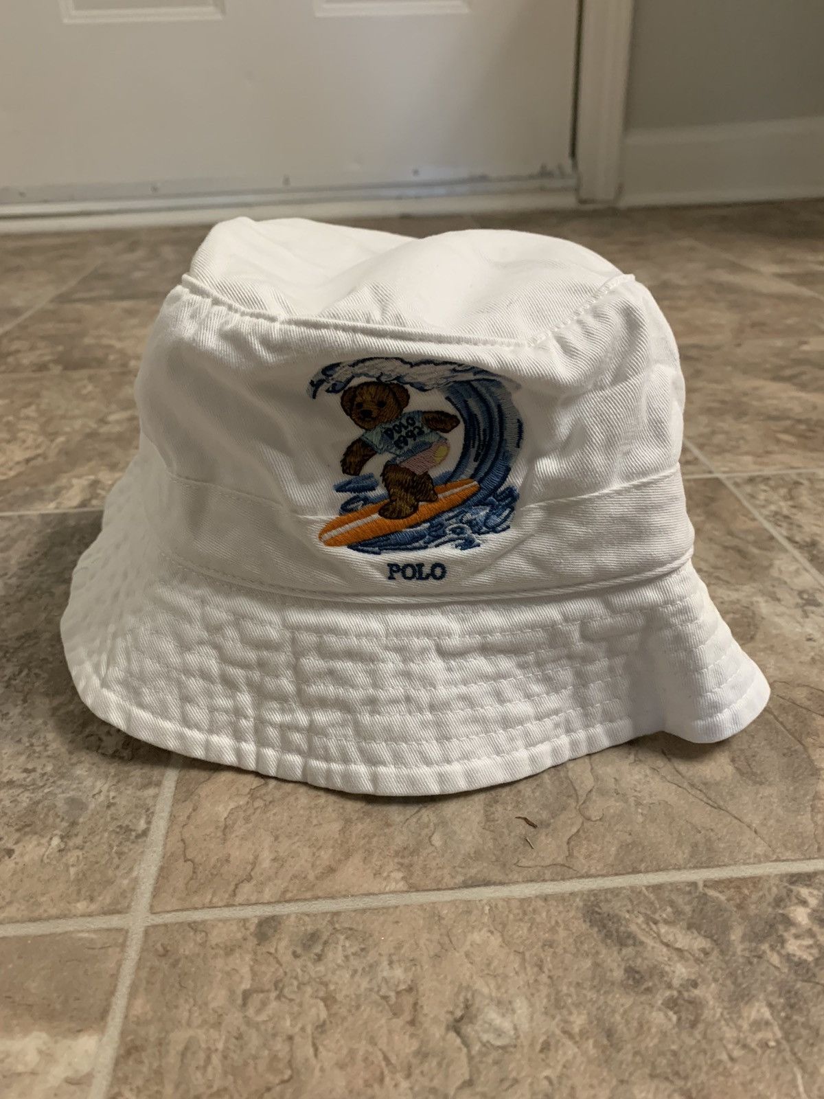 Deadstock Polo Bear Embroidered discount Bucket Bear Bucket Hat