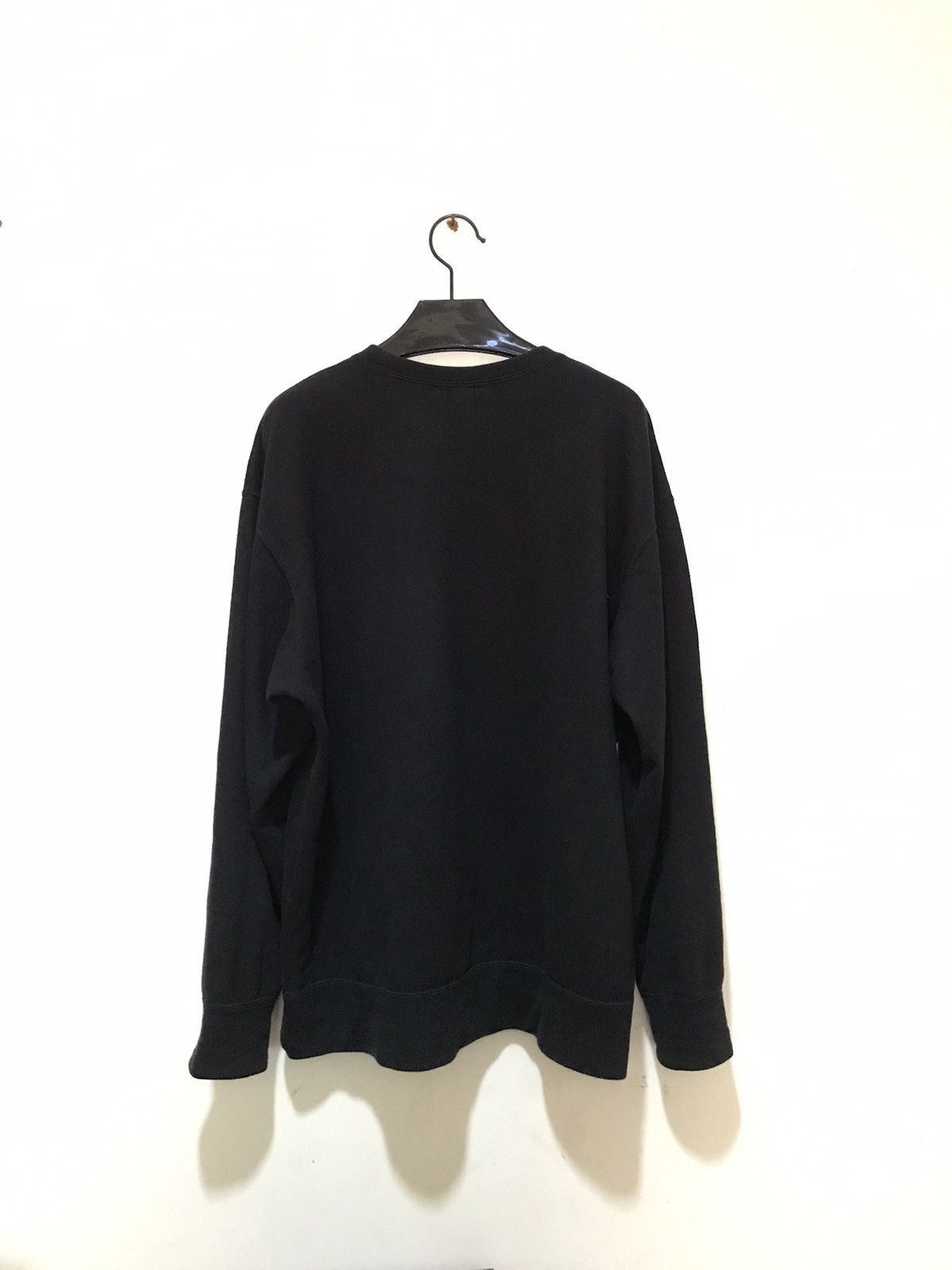Comme des Garcons CDG Homme Plain Black Crewneck Sweatshirt Size US M / EU 48-50 / 2 - 2 Thumbnail