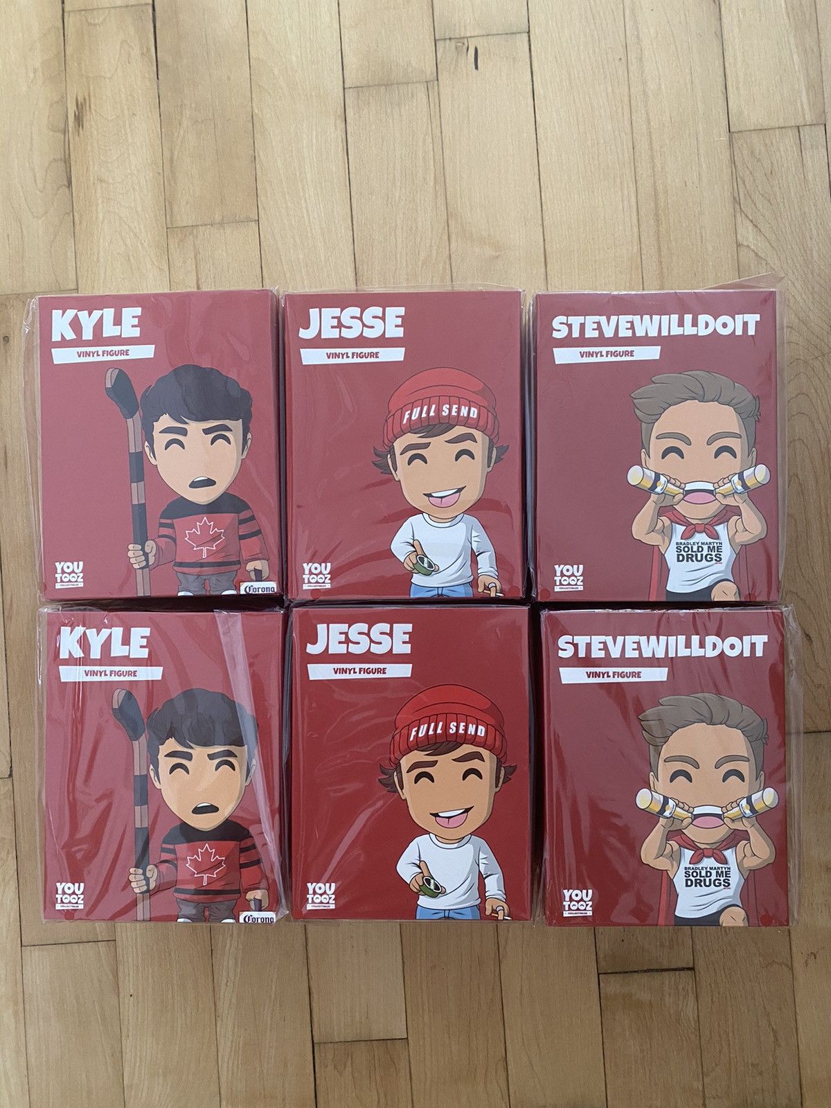 Kyle, Jesse, Stevewilldoit YouTooz Collectibles Nelk Boys