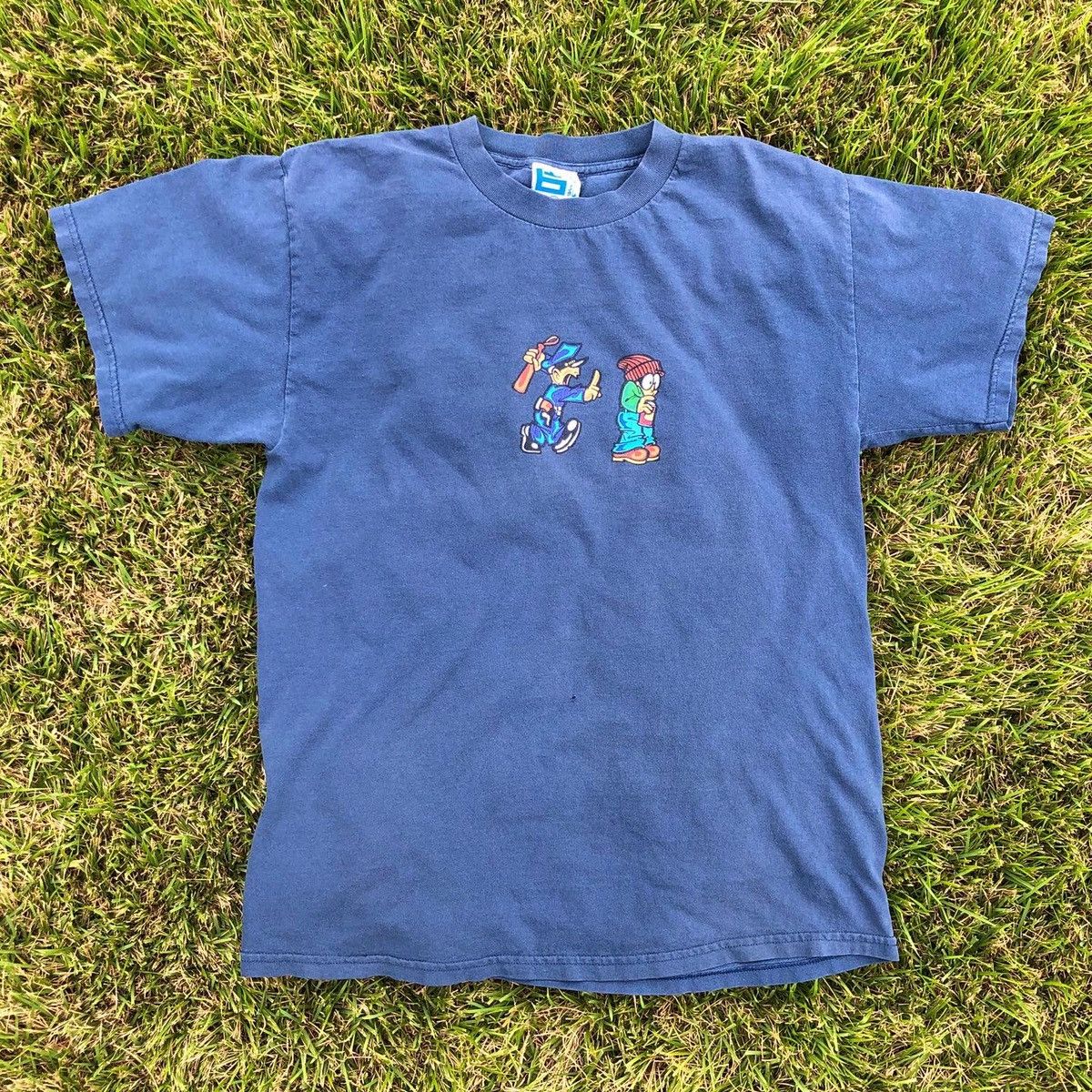 Hook-Ups × Vintage Vintage 90s Breakdown Skate Shirt Hookups Birdhouse Anime Size US L / EU 52-54 / 3 - 5 Thumbnail