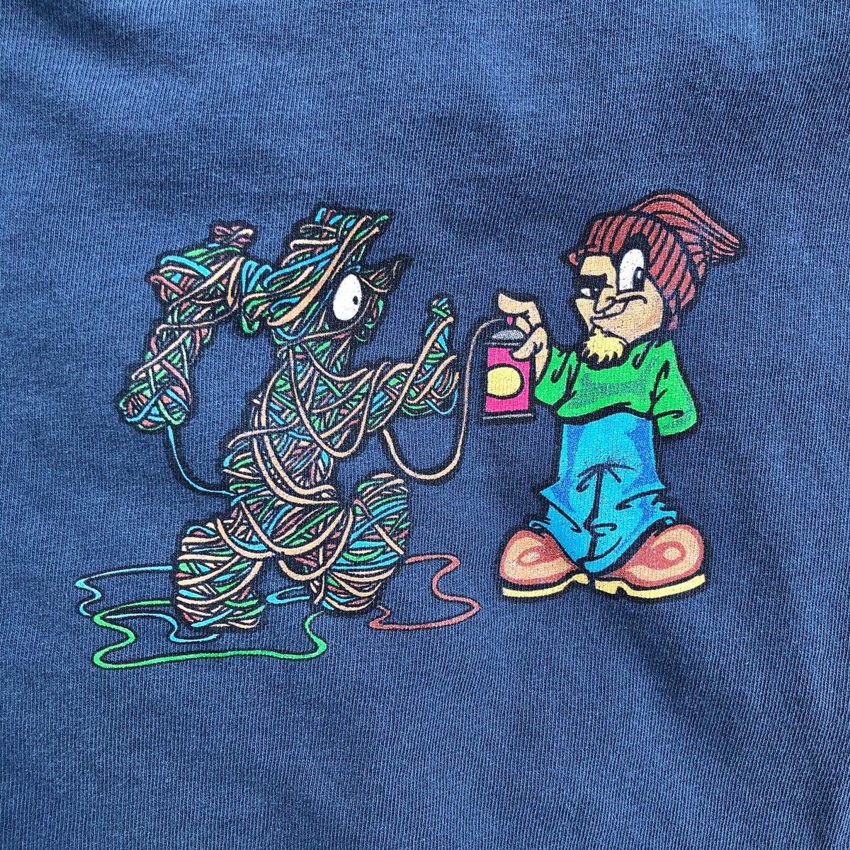 Hook-Ups × Vintage Vintage 90s Breakdown Skate Shirt Hookups Birdhouse Anime Size US L / EU 52-54 / 3 - 4 Thumbnail