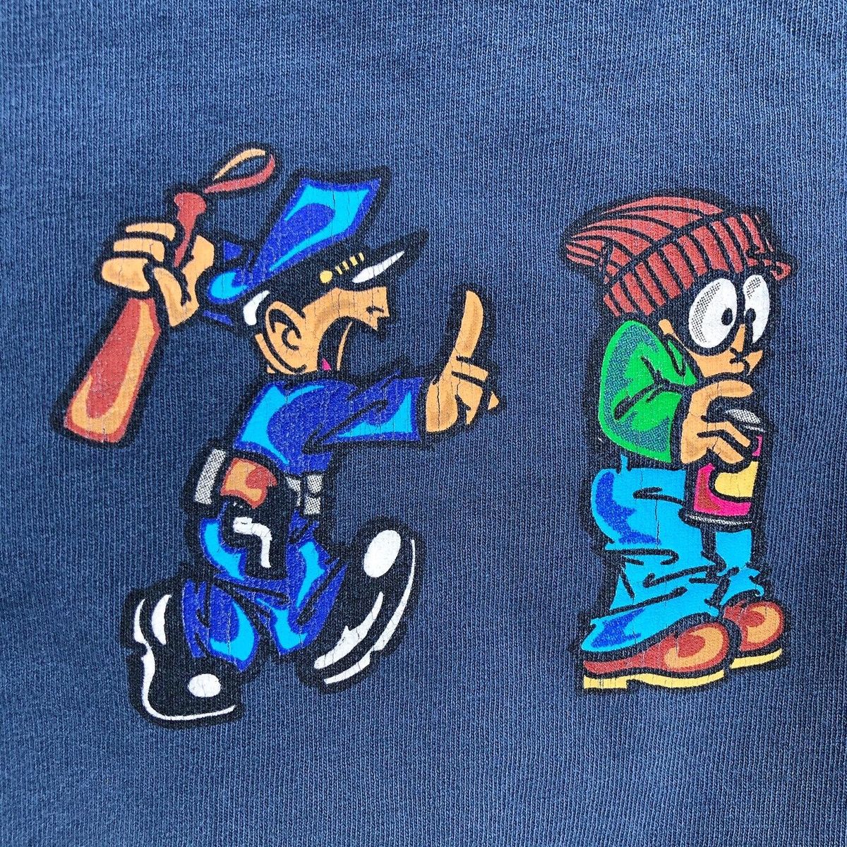 Hook-Ups × Vintage Vintage 90s Breakdown Skate Shirt Hookups Birdhouse Anime Size US L / EU 52-54 / 3 - 2 Thumbnail