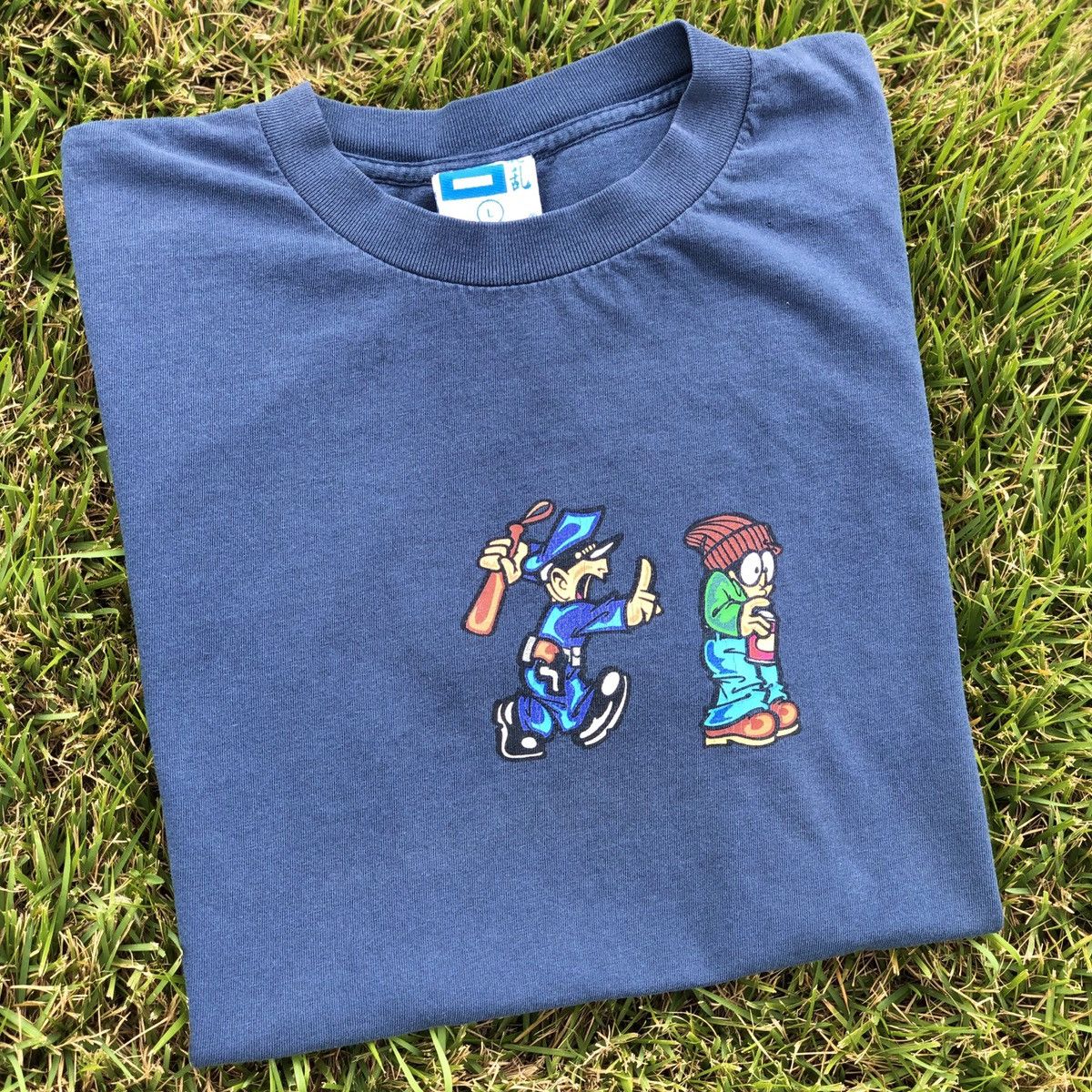 Hook-Ups × Vintage Vintage 90s Breakdown Skate Shirt Hookups Birdhouse Anime Size US L / EU 52-54 / 3 - 7 Thumbnail