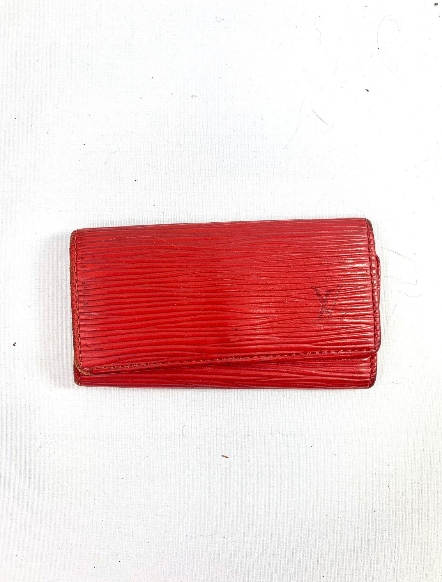 louis vuitton epi 4 key holder