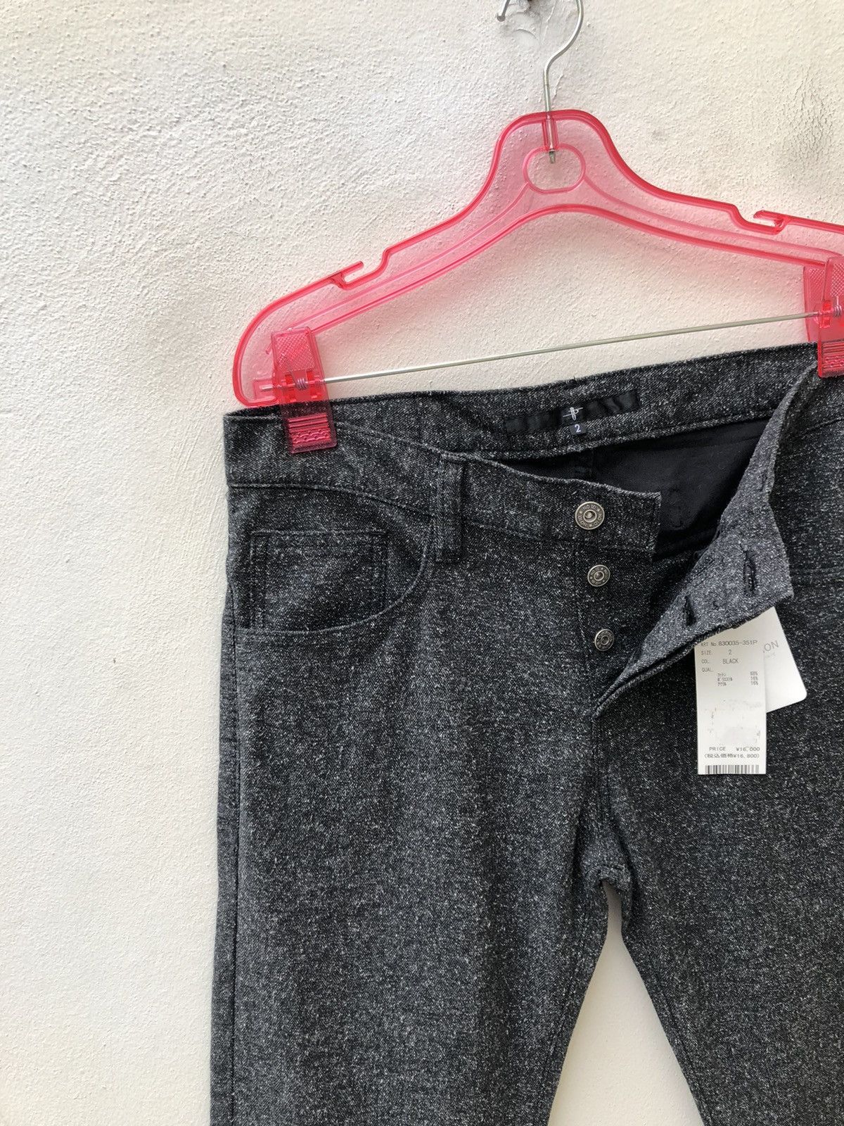 NO ID NWT No ID. Japan 7 Pockets Salt & Pepper Pant Size US 31 - 4 Thumbnail