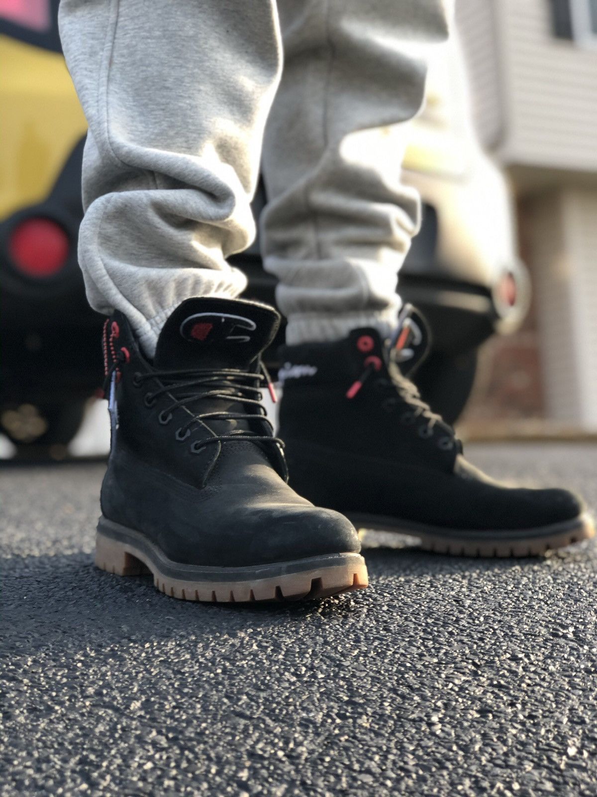 Champion timbs black online