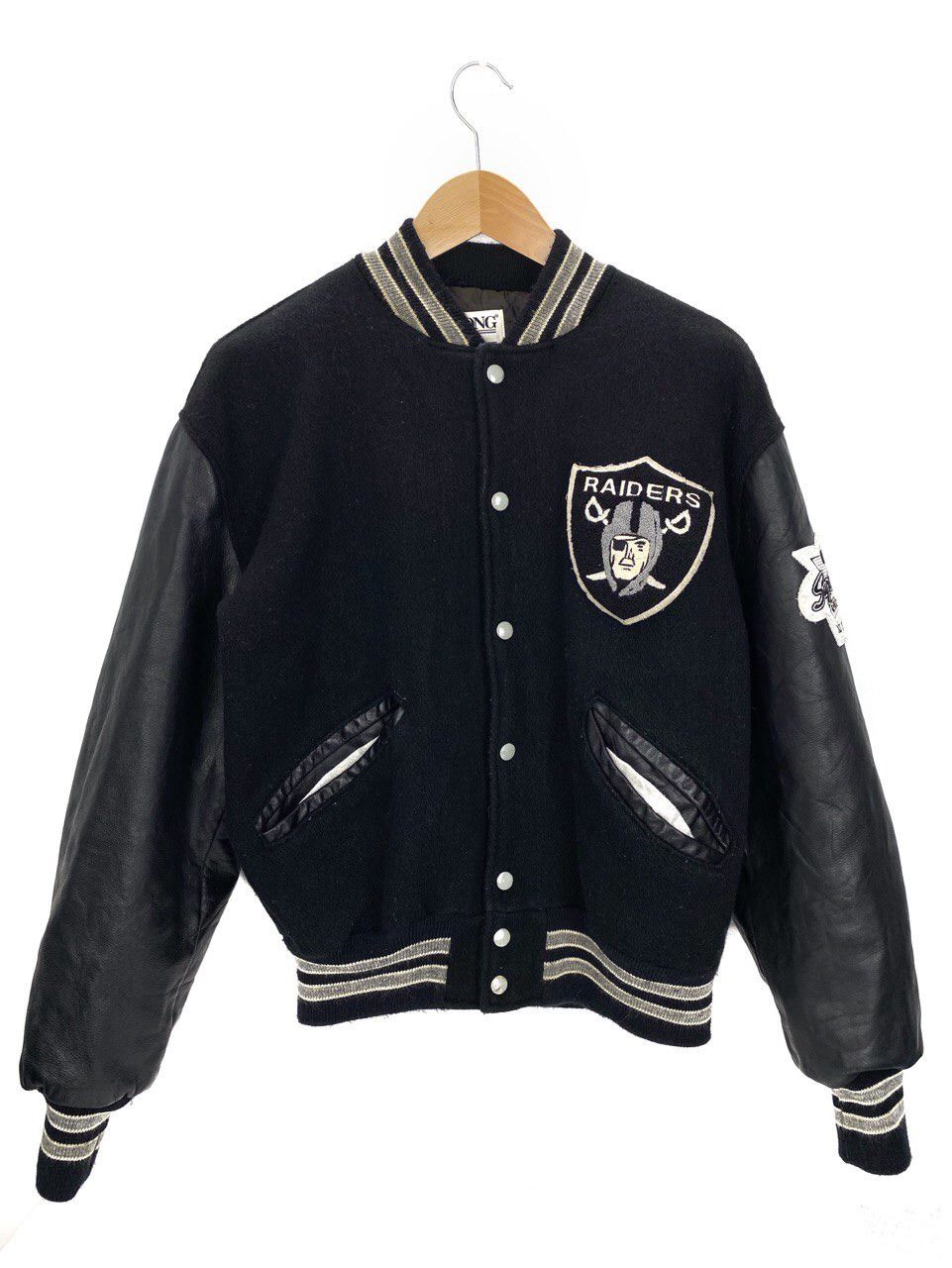 Delong × NFL Vintage RAIDERS Varsity Letterman Jacket Rare Size US L / EU 52-54 / 3 - 1 Thumbnail