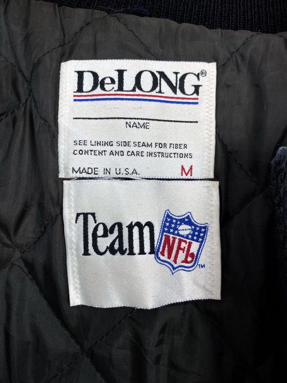 Delong × NFL Vintage RAIDERS Varsity Letterman Jacket Rare Size US L / EU 52-54 / 3 - 3 Thumbnail