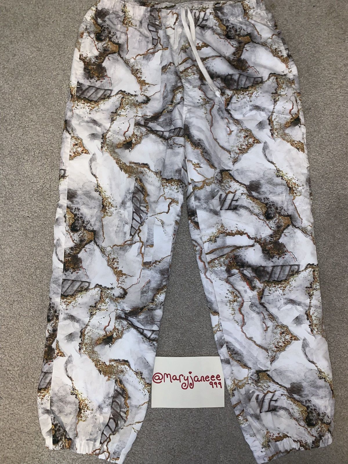 Supreme Supreme Marble Track Pants FW20 | Grailed