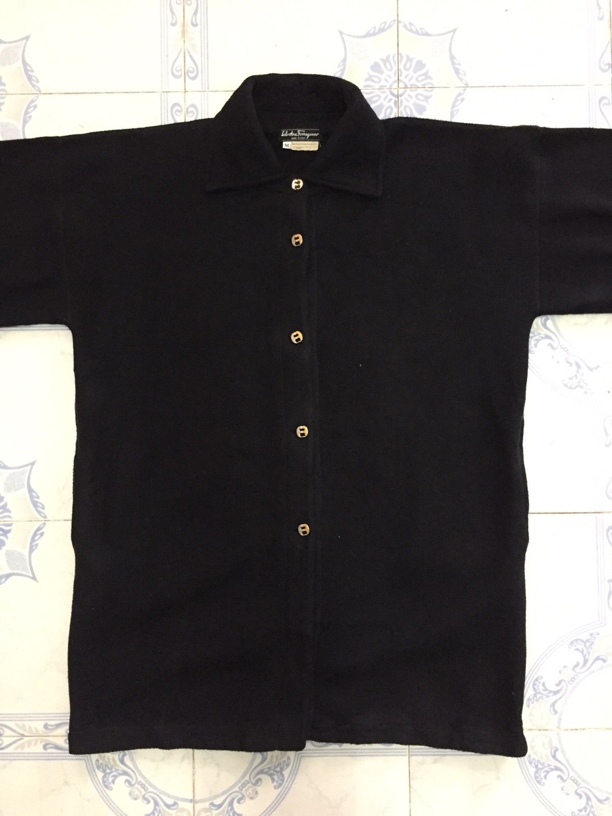 Salvatore Ferragamo Salvatore Ferragamo Wide Sleeve Long Jacket Button Up Size US M / EU 48-50 / 2 - 5 Thumbnail