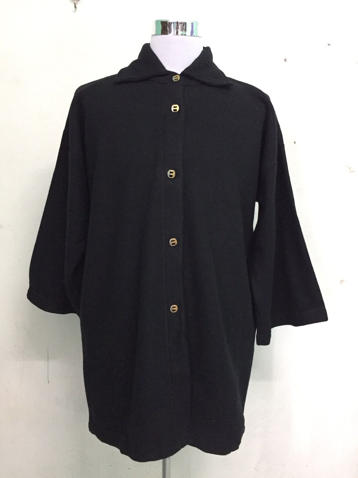 Salvatore Ferragamo Salvatore Ferragamo Wide Sleeve Long Jacket Button Up Size US M / EU 48-50 / 2 - 1 Thumbnail