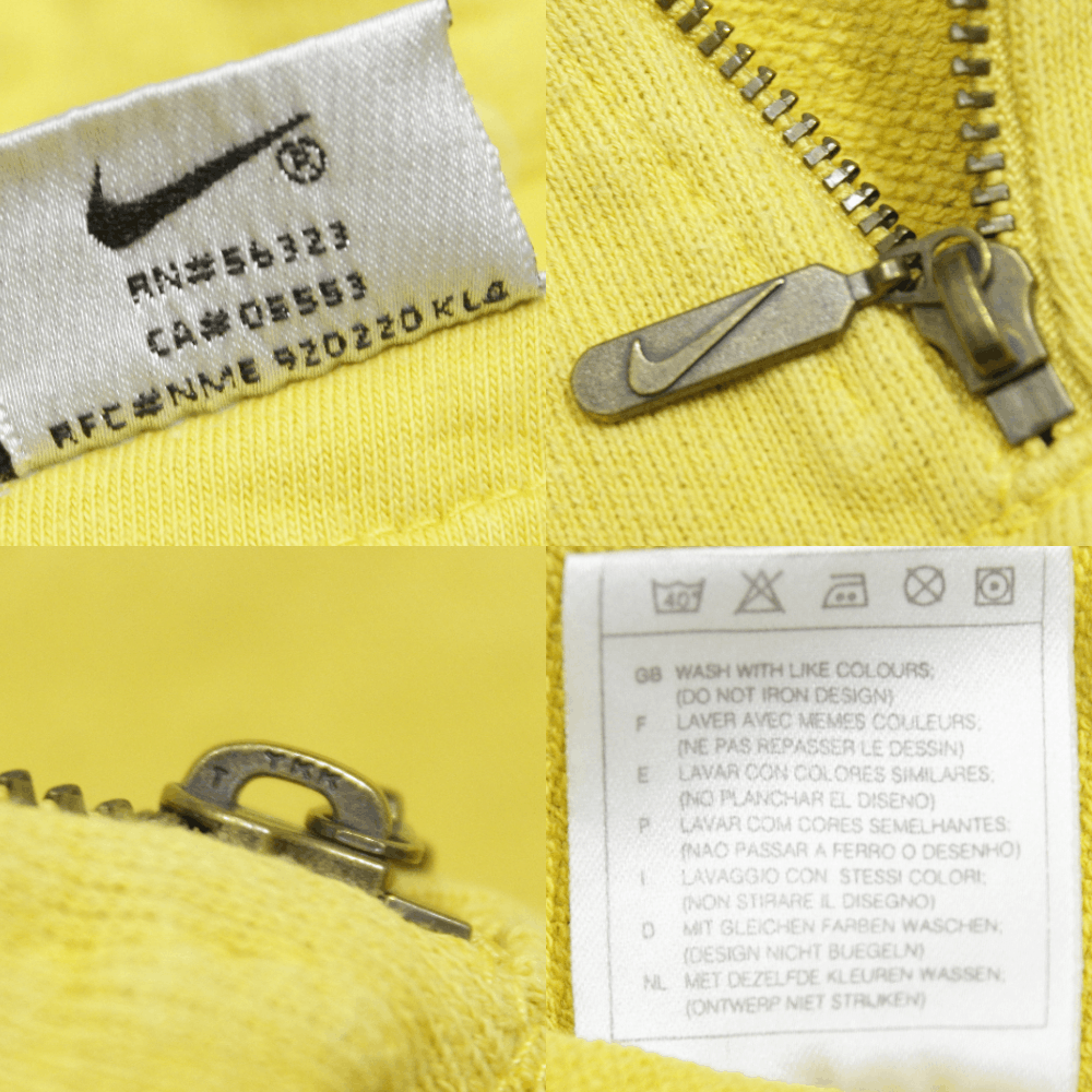 Nike 90S Swoosh Logo Zip Baggy Rugby Size US L / EU 52-54 / 3 - 10 Thumbnail