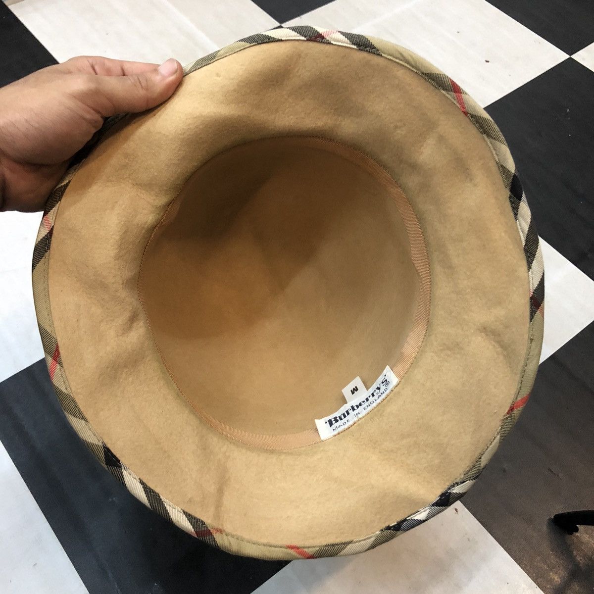 Burberry × Vintage Burberrys' Vintage Bucket Hat Size ONE SIZE - 4 Thumbnail