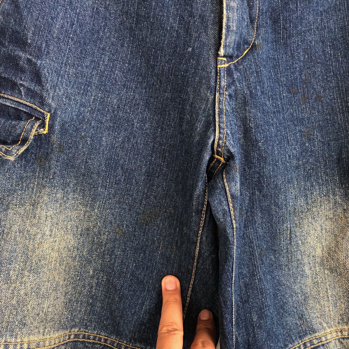 Japanese Brand Japanese Brand Ships Baggy Wide Denim Jeans Size US 30 / EU 46 - 6 Thumbnail