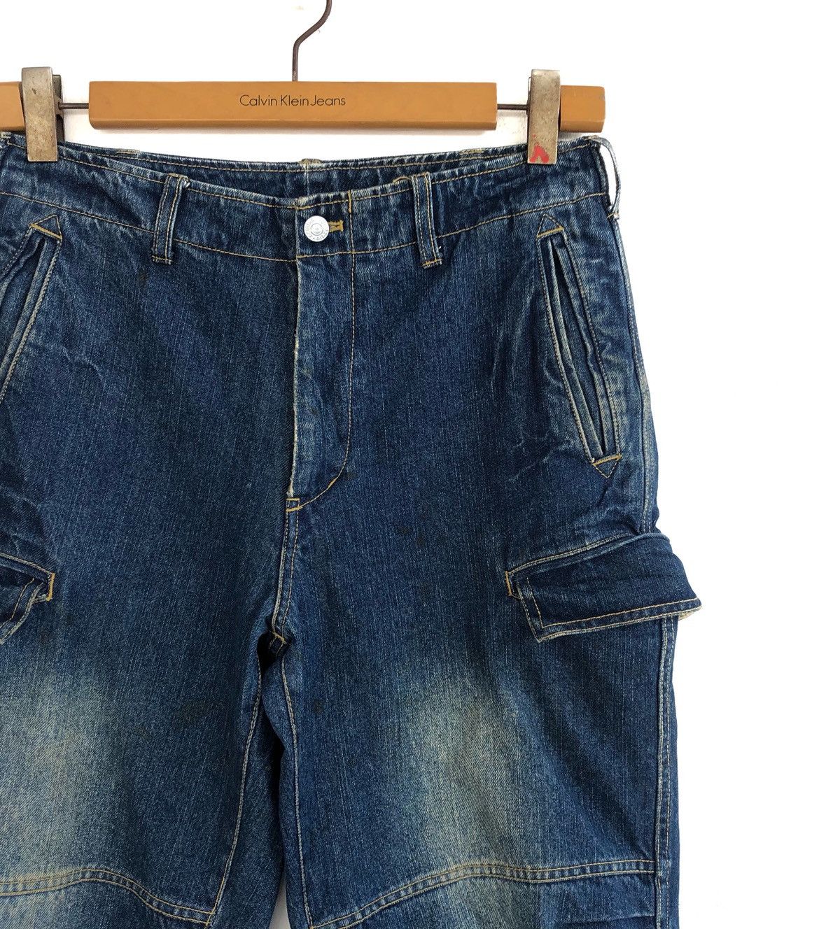 Japanese Brand Japanese Brand Ships Baggy Wide Denim Jeans Size US 30 / EU 46 - 5 Thumbnail