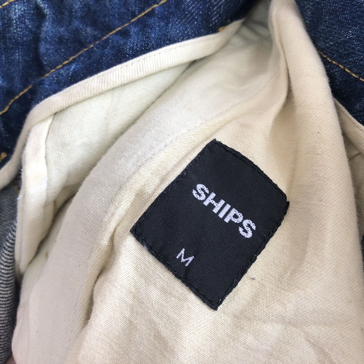 Japanese Brand Japanese Brand Ships Baggy Wide Denim Jeans Size US 30 / EU 46 - 10 Thumbnail