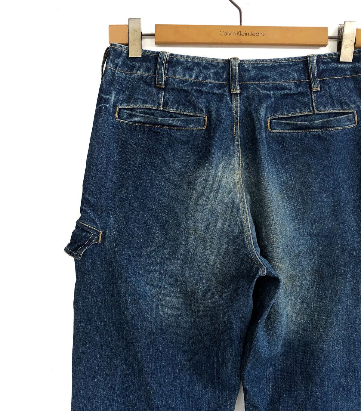 Japanese Brand Japanese Brand Ships Baggy Wide Denim Jeans Size US 30 / EU 46 - 9 Thumbnail