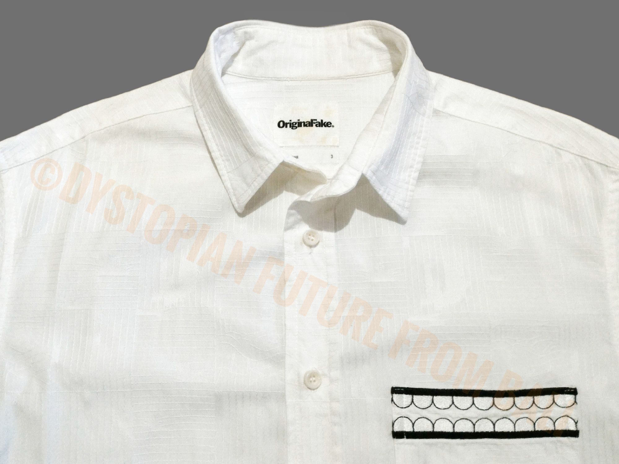 Original Fake 2010 Spring/Summer Emboss Pattern Button Up Shirt Size US M / EU 48-50 / 2 - 3 Thumbnail