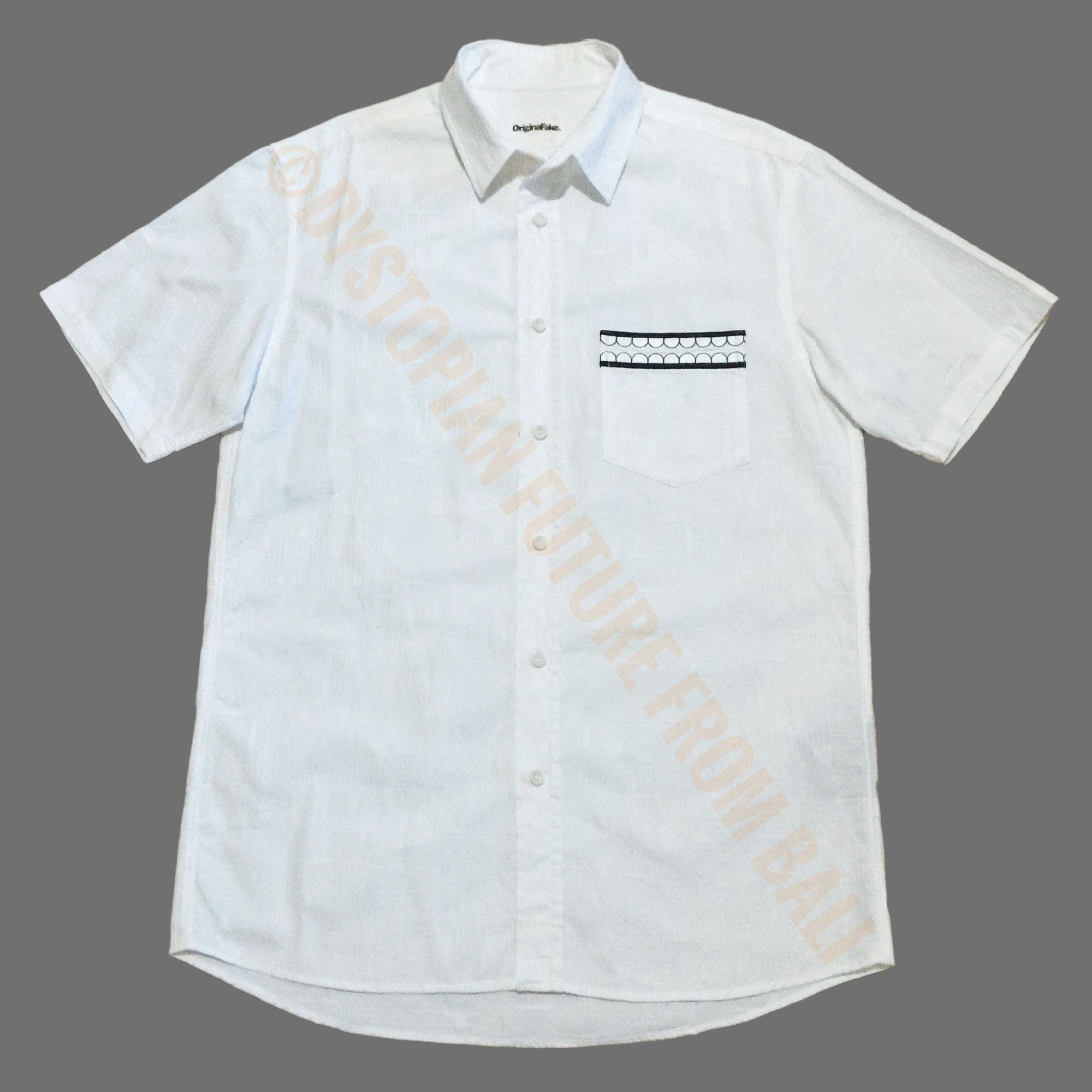 Original Fake 2010 Spring/Summer Emboss Pattern Button Up Shirt Size US M / EU 48-50 / 2 - 1 Thumbnail