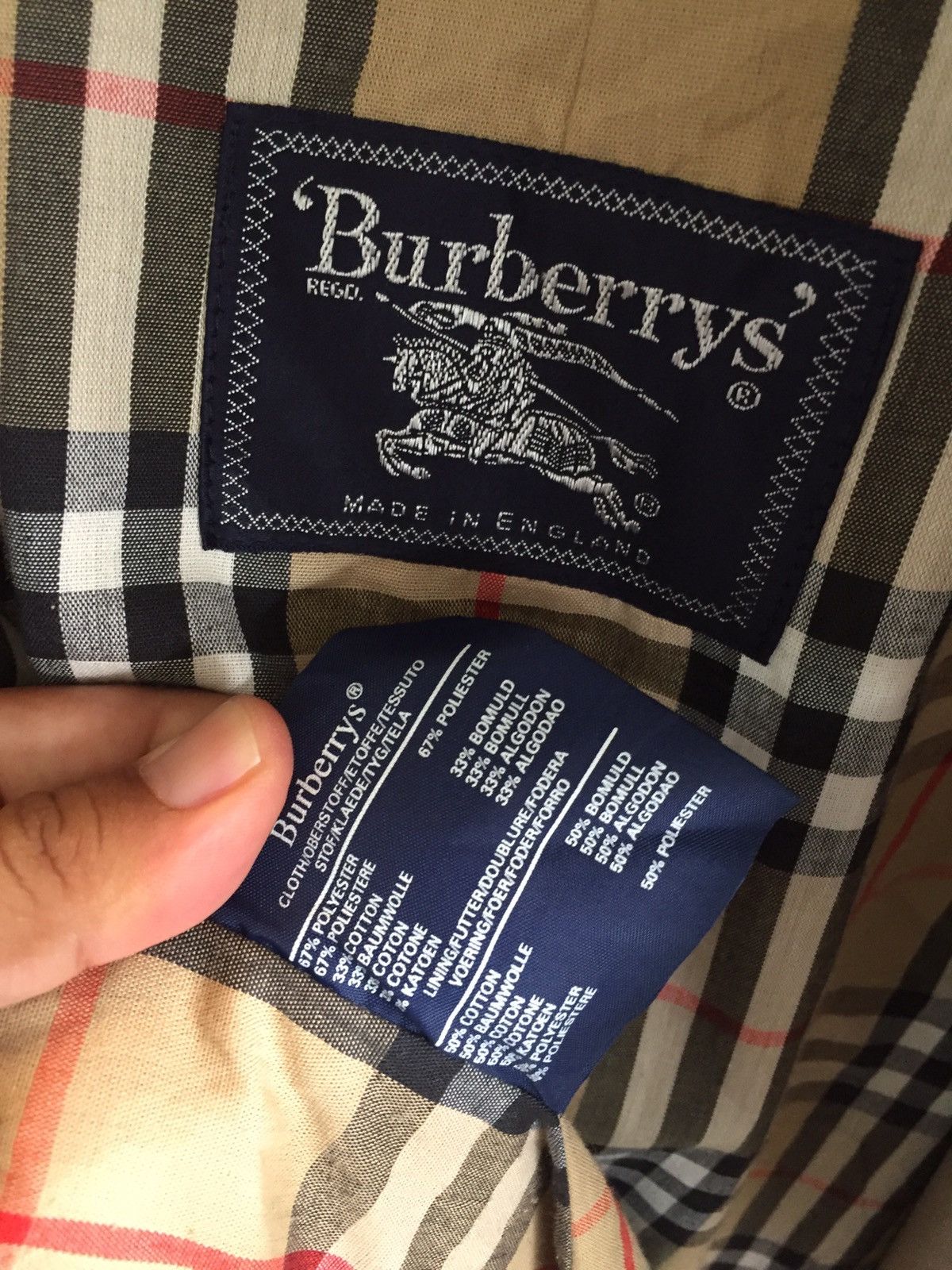 Burberry × Vintage Vintage Burberrys Long Coat Made in England Size US M / EU 48-50 / 2 - 7 Thumbnail