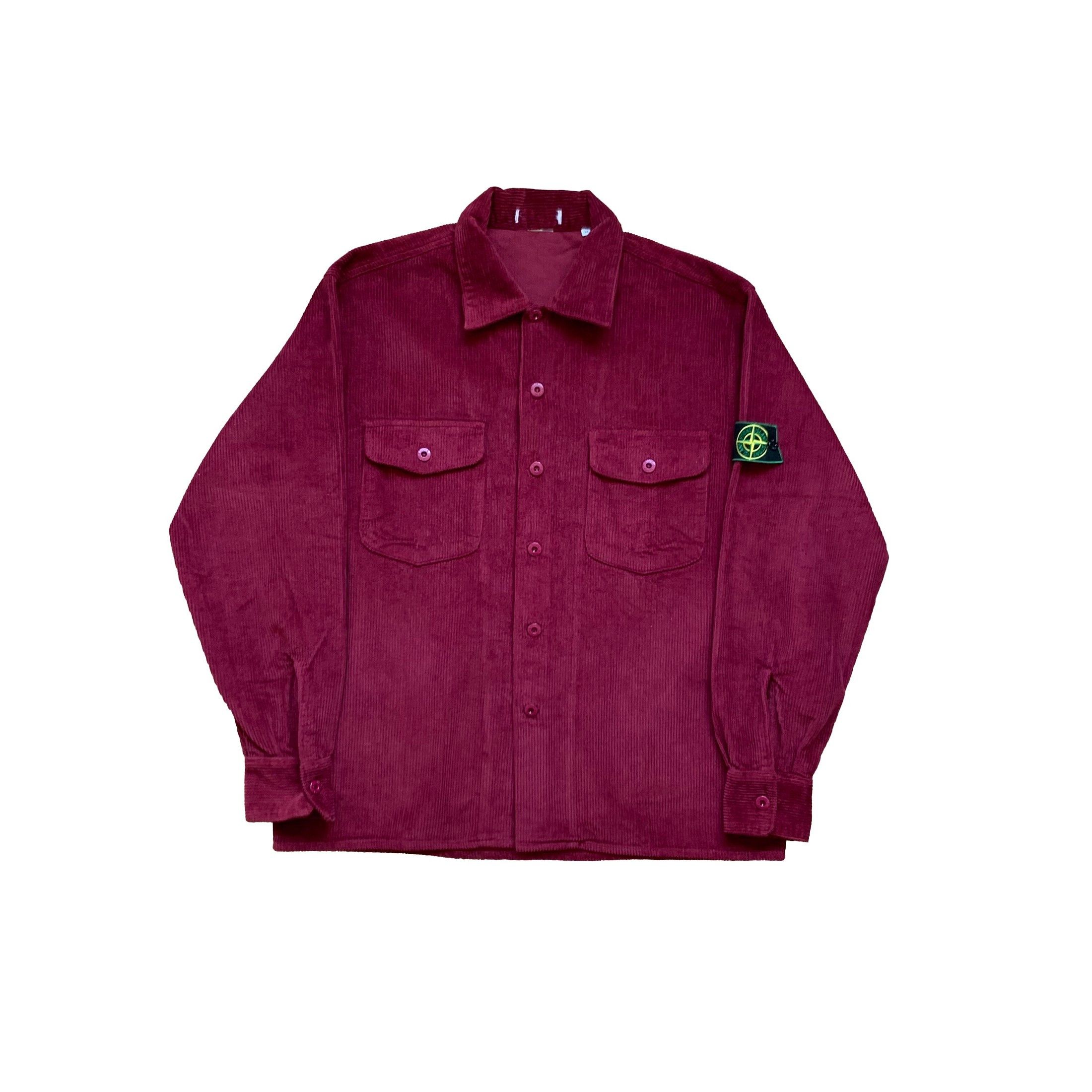 Stone Island A/W 1994 Red Jumbo Corduroy Overshirt | Grailed Stone Island A/W 1994 Red Jumbo Corduroy Overshirt | Grailed