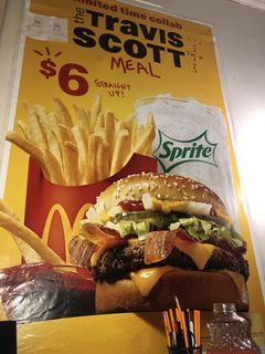 Travis Scott Mcdonalds Poster