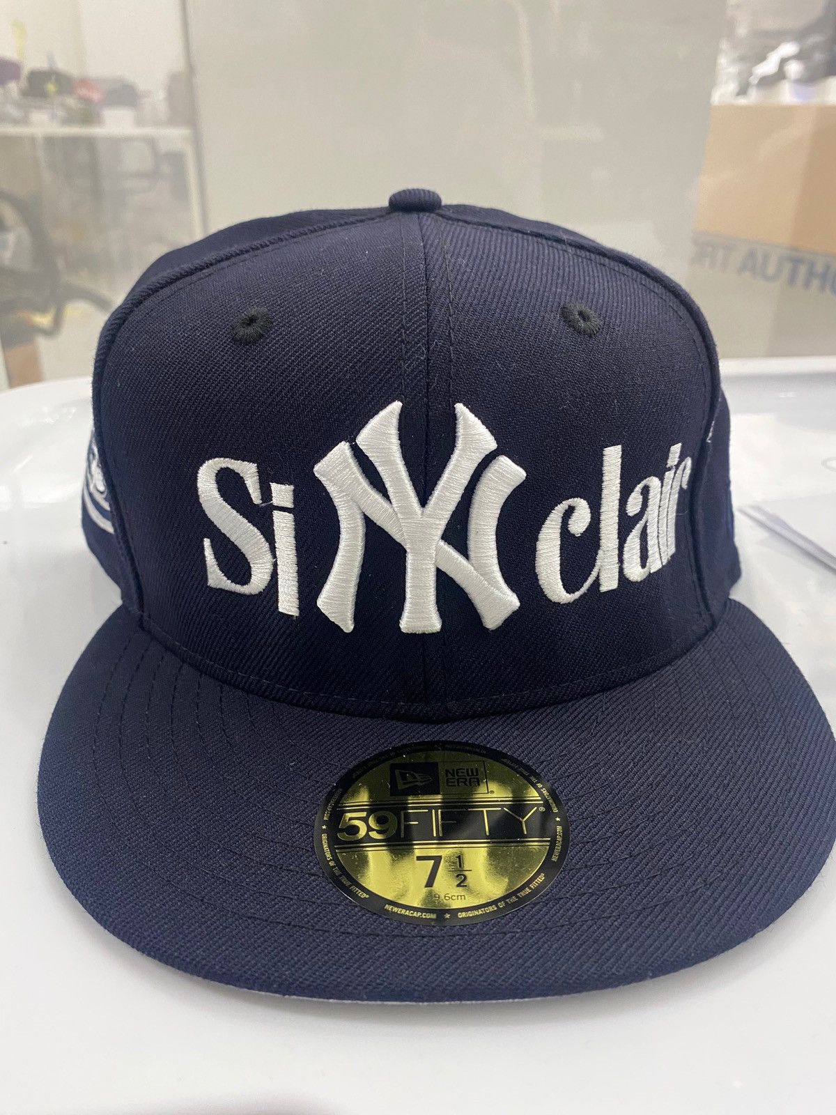 Sinclair Global Fitted Hat in Navy Sinclair Global Sinclair Global  main image 4
